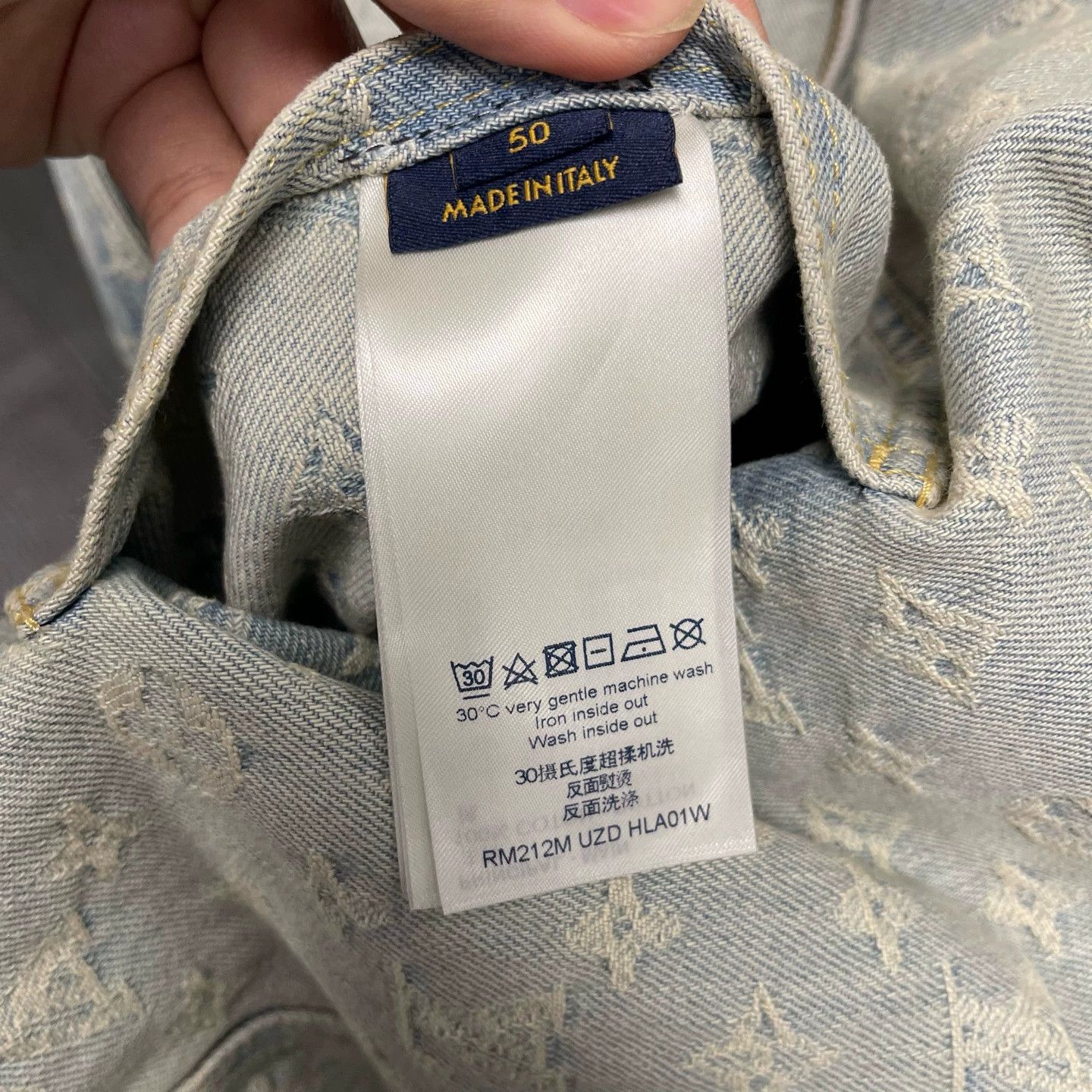 Louis Vuitton LV x NBA all over logo hooded denim jacket 50 99 new Size US M / EU 48-50 / 2 - 6 Thumbnail