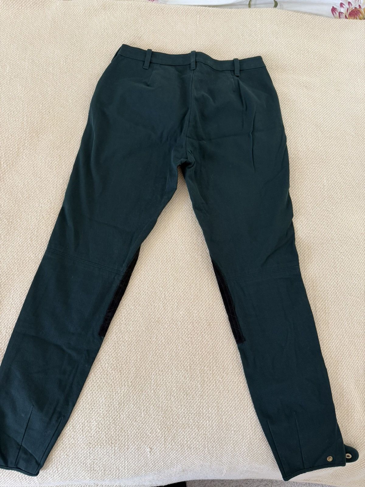 Polo Ralph Lauren Ralph Lauren Hunter Green Equestrian PantsSuede Patches Size 27" / US 4 / IT 40 - 8 Thumbnail