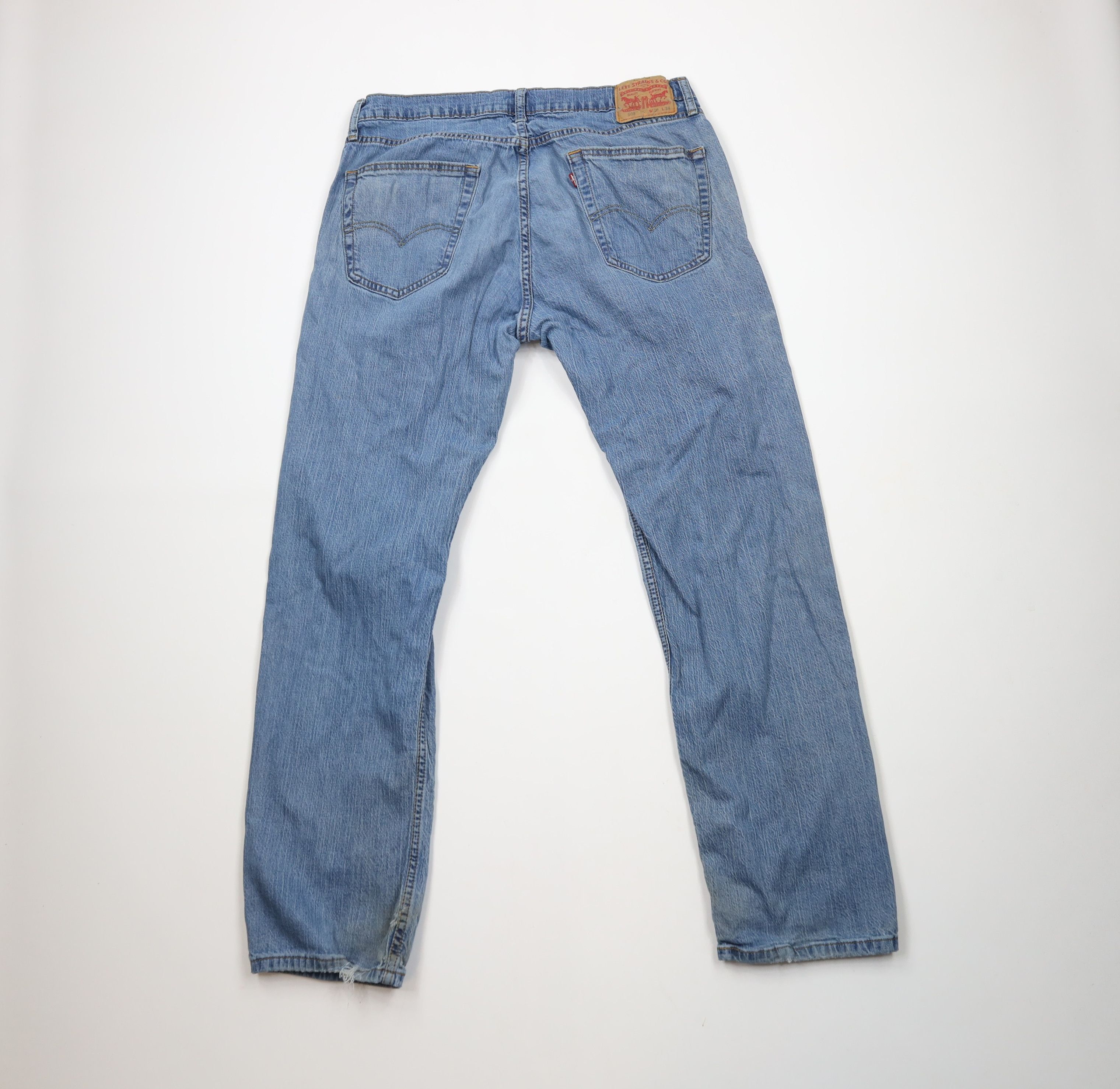 Levi's × Vintage Vintage Y2K Levis 559 Relaxed Fit Straight Leg Denim Jeans Size US 36 / EU 52 - 11 Thumbnail