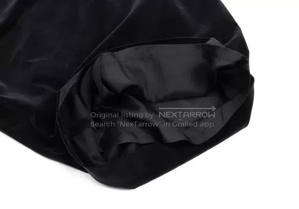Comme des Garcons Comme Des Garcons size S Black Velvet Skirt with Retro Def Size 23" - 8 Thumbnail