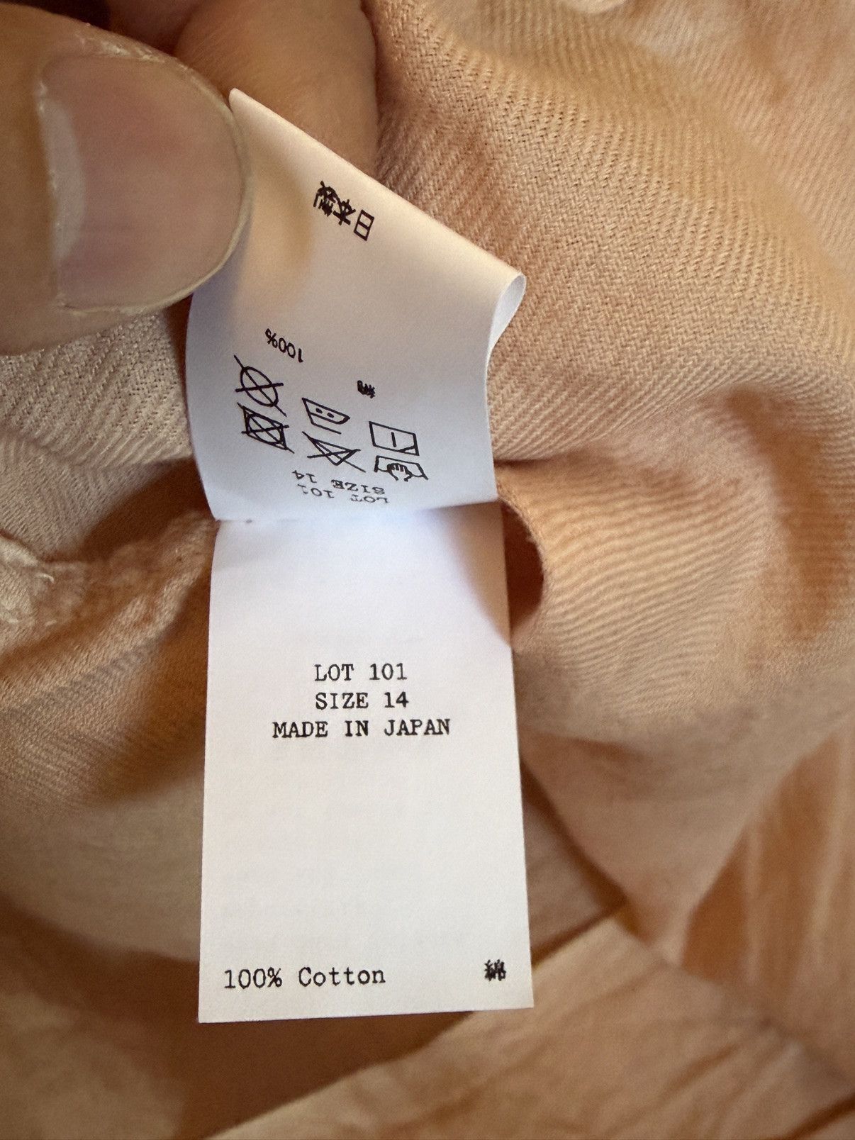 Taiga Takahashi Taiga Takahashi Lot 101 Shirt Sakura SS26 Sz 14 New w/ Tags Size US S / EU 44-46 / 1 - 6 Thumbnail