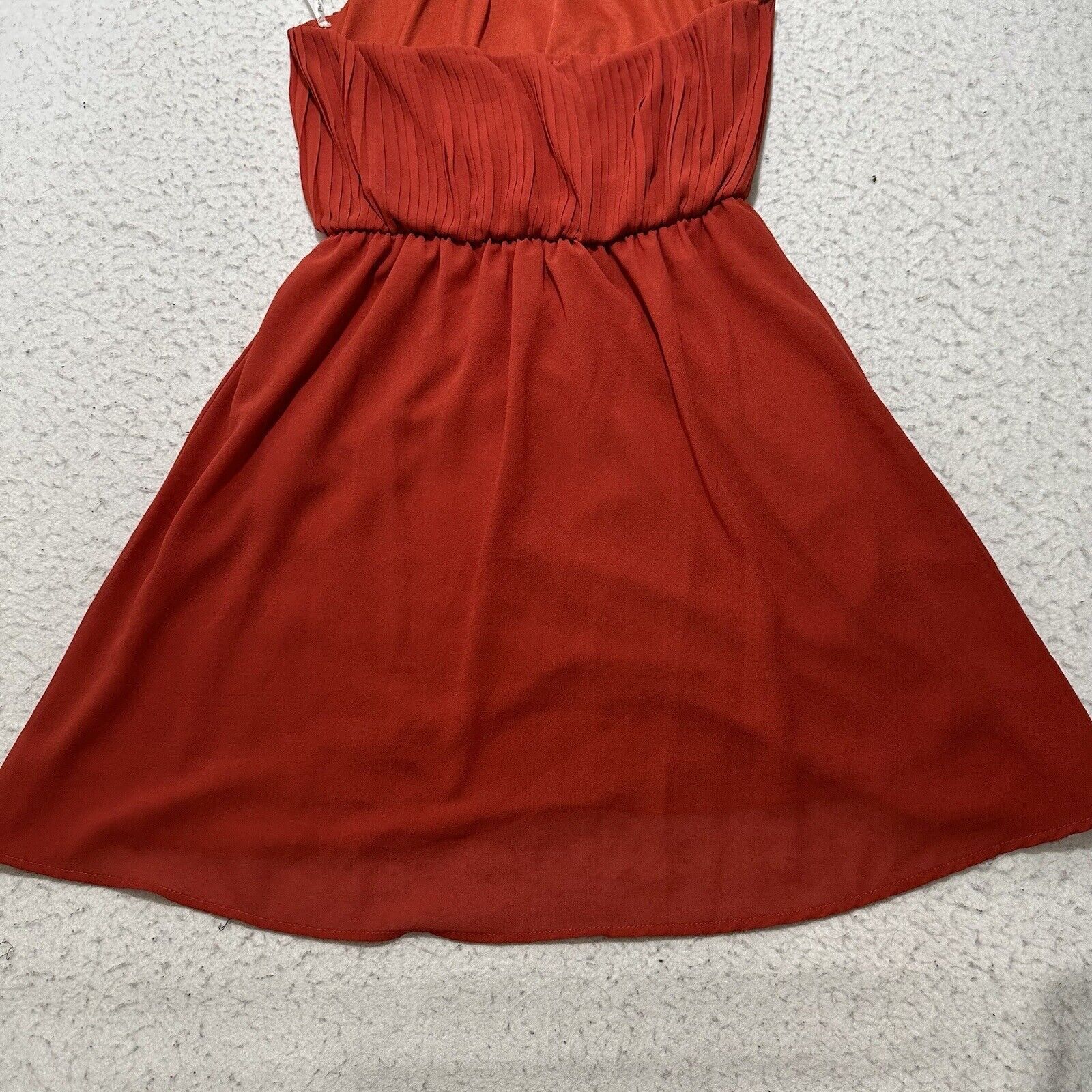 Other Papaya Large A-Line Rust Orange Dress Halter Sleeveless Size L / US 10 / IT 46 - 11 Thumbnail