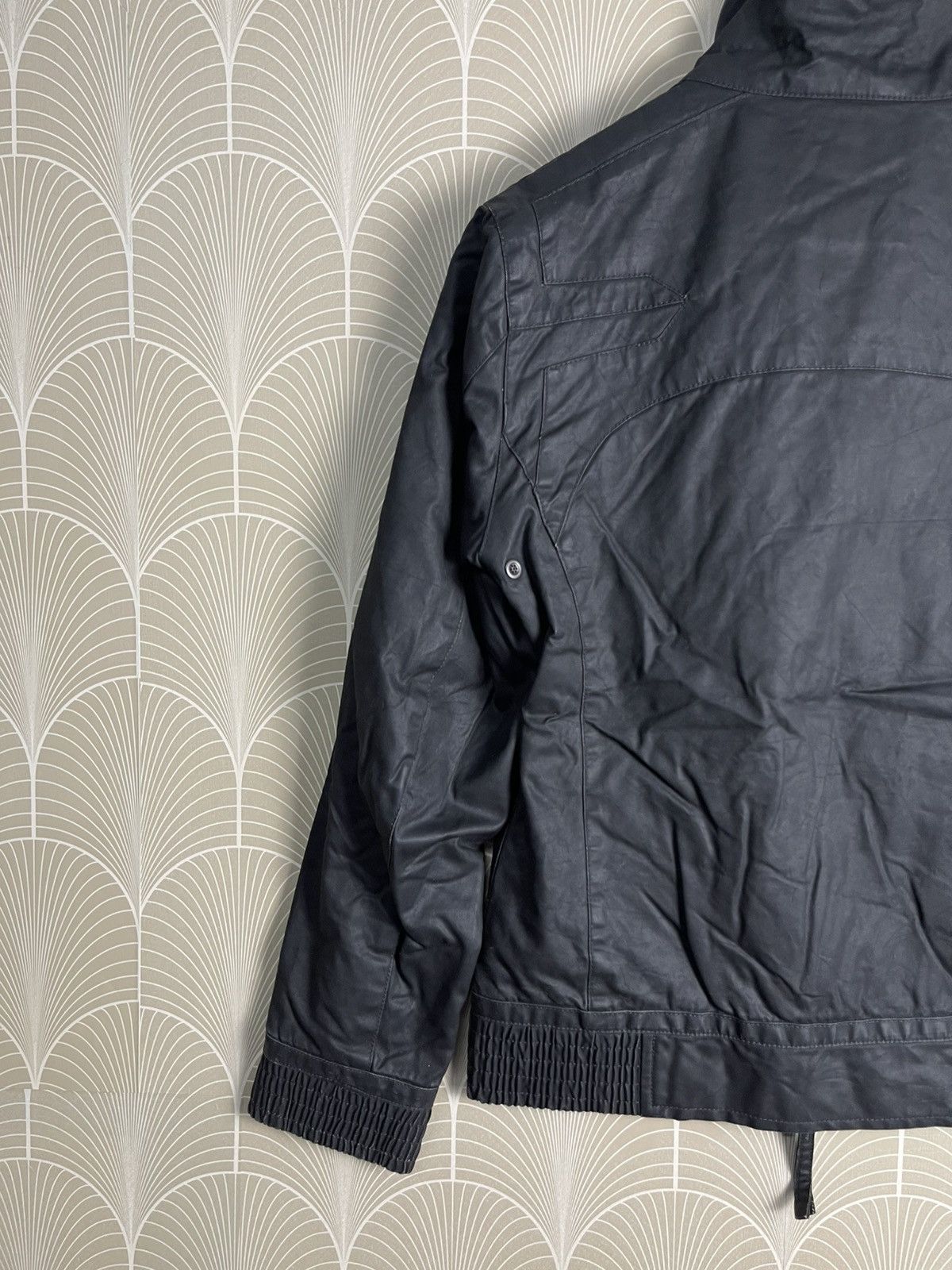 Japanese Brand × Nicole Club × Vintage 2000s NICOLE CLUB FOR MEN COATING BIKER JACKET Size US M / EU 48-50 / 2 - 12 Thumbnail