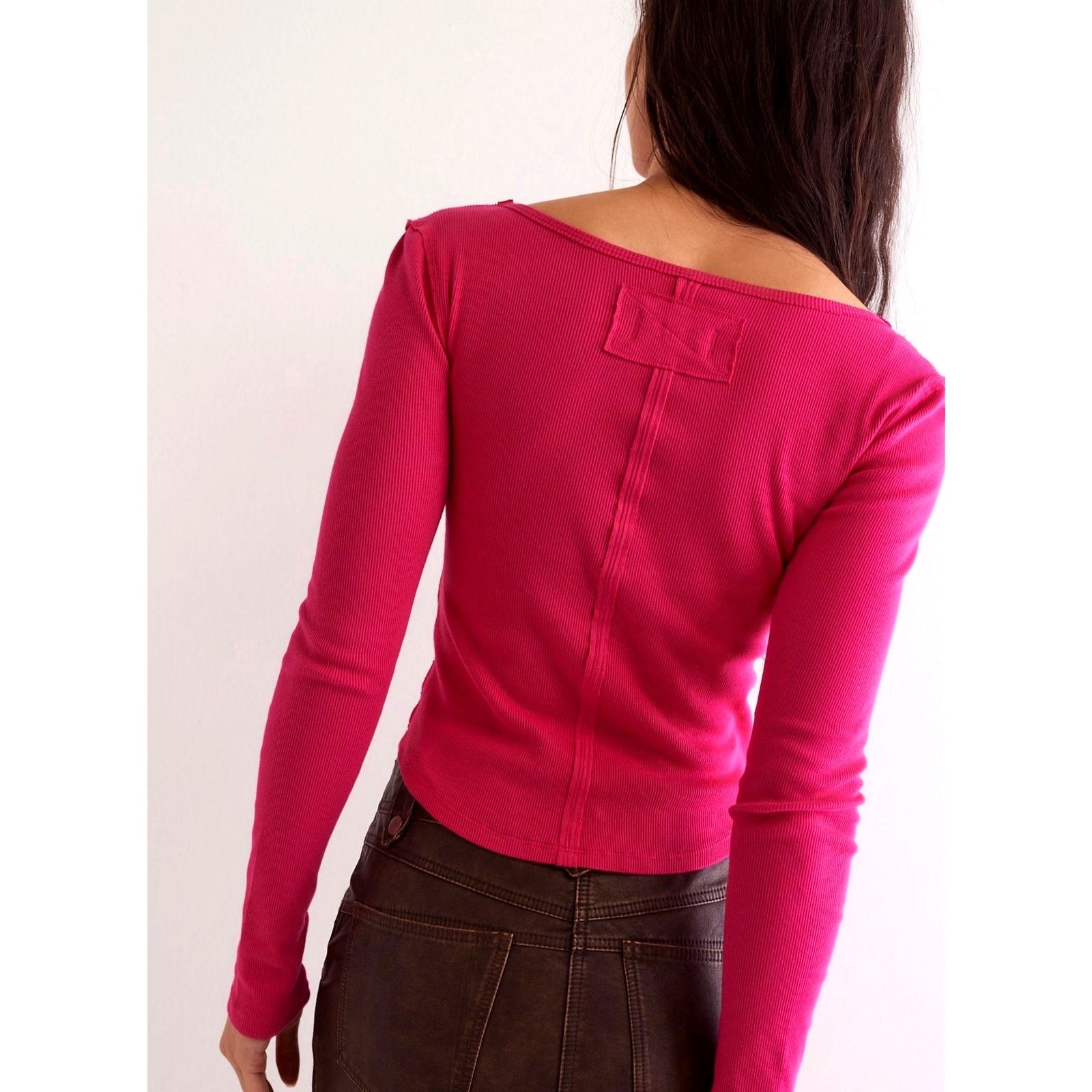 Free People Free People Hummingbird Long Sleeve Top Femme Pink Size S Size S / US 4 / IT 40 - 5 Thumbnail