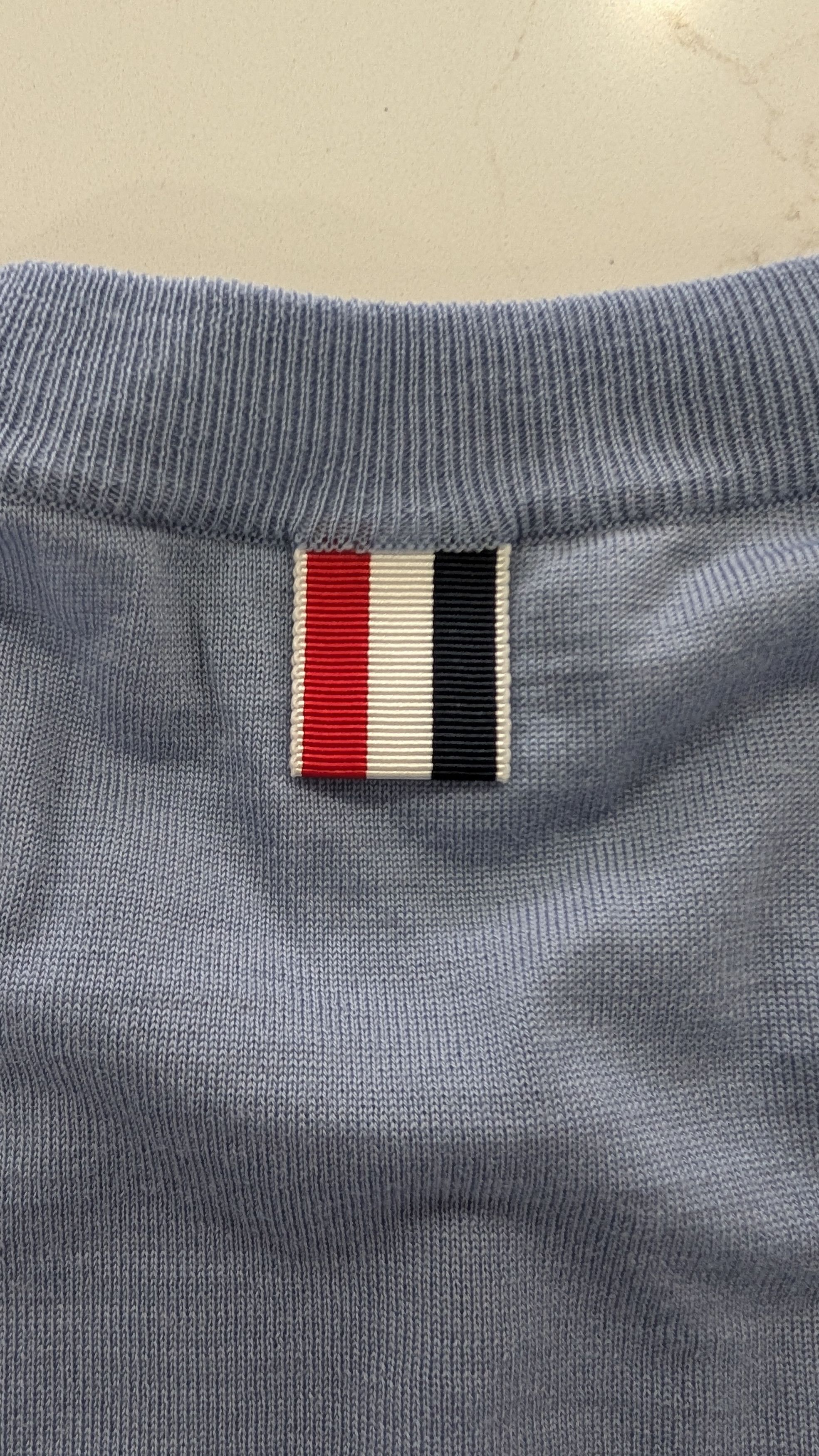 Thom Browne Thom Browne Women's Relaxed Fit 4-Bar Merino Wool Sweater Size XS / US 0-2 / IT 36-38 - 4 Thumbnail