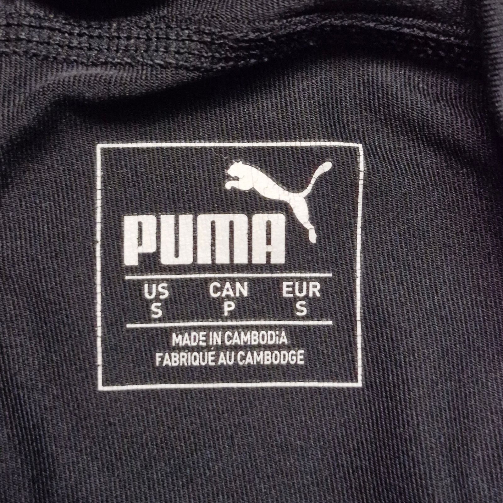 Puma Puma Leggings Women’s Small Black with White Trim Yoga Size 27" / US 4 / IT 40 - 2 Thumbnail