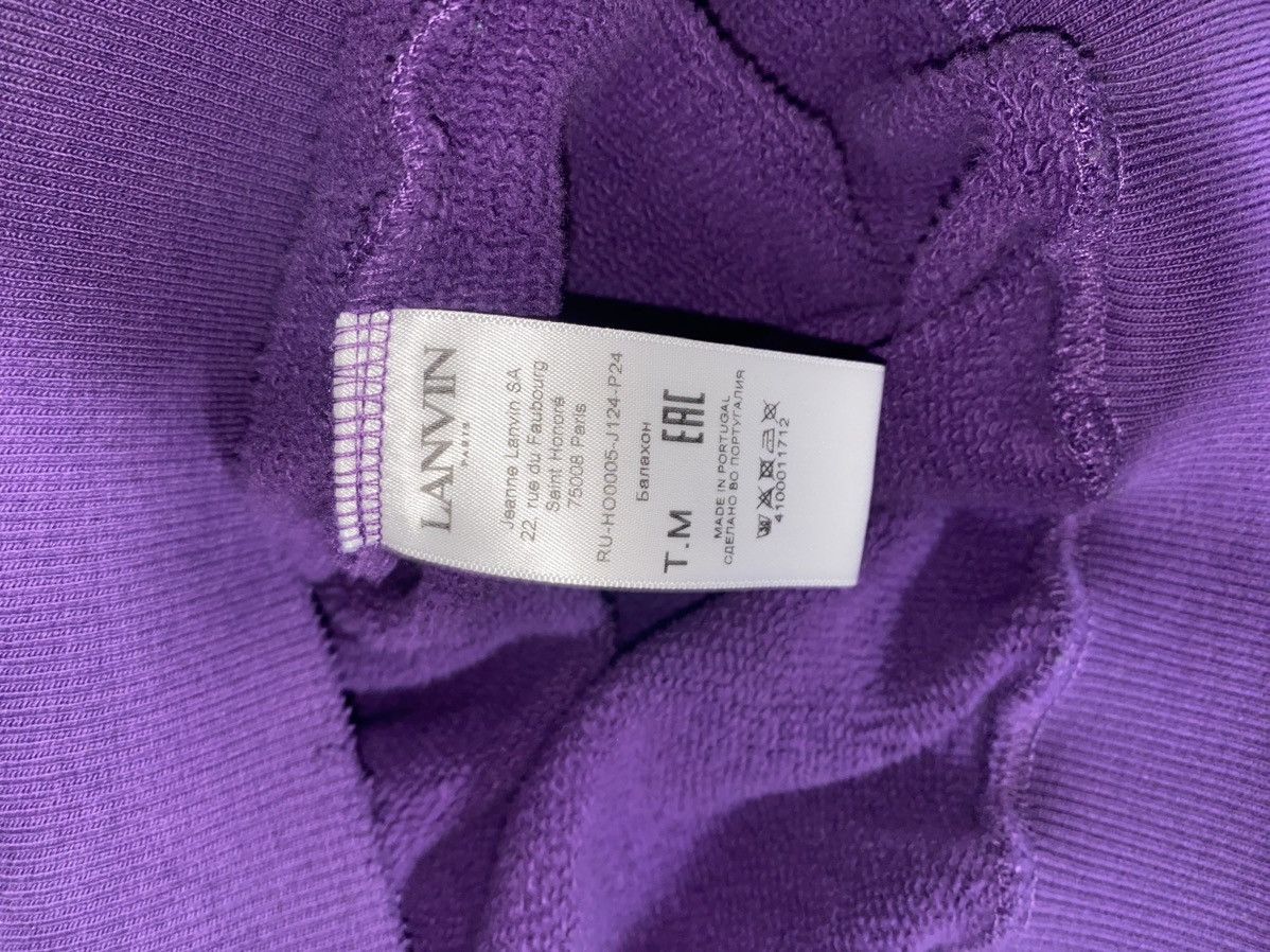 Future × Lanvin Distressed Purple Lanvin X Future Eagle Hoodie Purple/Black Size US M / EU 48-50 / 2 - 7 Thumbnail