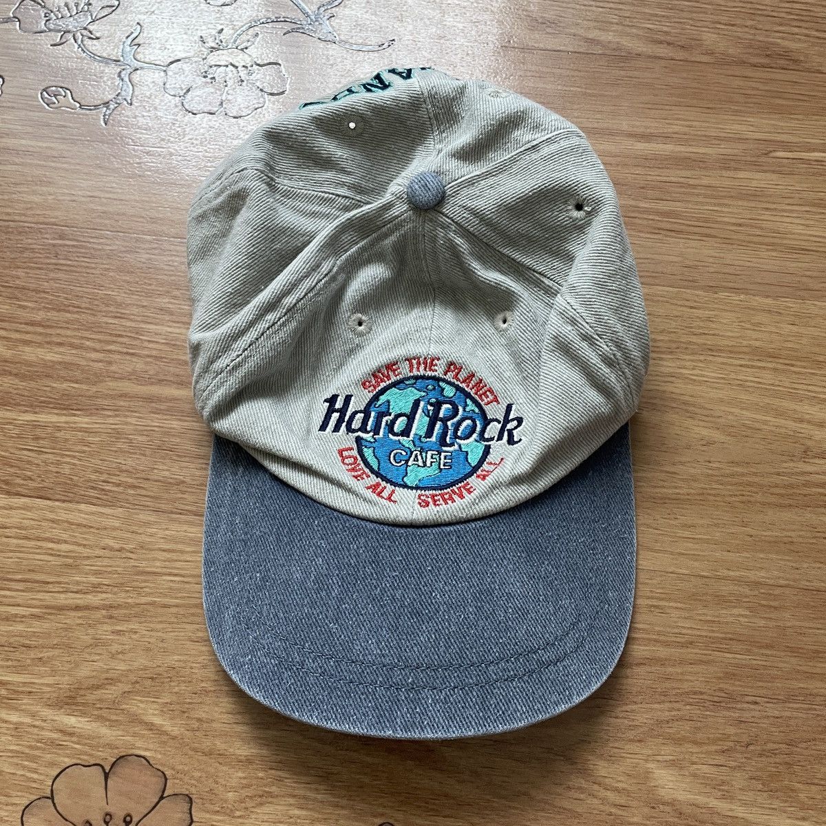 Hard Rock Cafe × Vintage Vintage Hard Rock Cafe Orlando Save The Planet Cap Size ONE SIZE - 15 Thumbnail