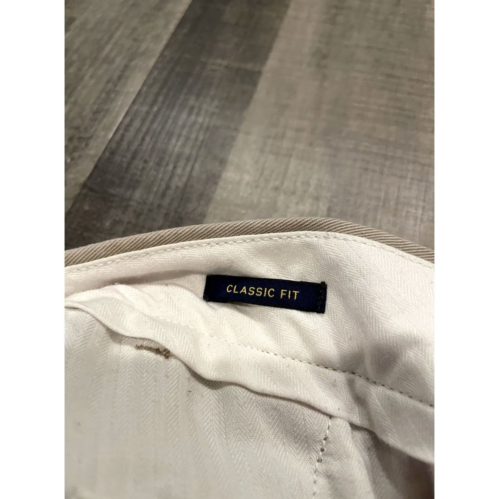 Polo Ralph Lauren Polo Ralph Lauren Chino Pants Straight Fit 34x34 Beige Cotton Classic Men Size US S / EU 44-46 / 1 - 6 Thumbnail