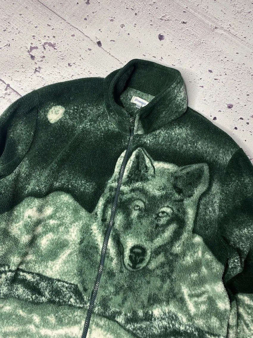 Vintage 🦎MENS Vintage wolves fleece hooded jacket size M🦎 Size US M / EU 48-50 / 2 - 2 Thumbnail