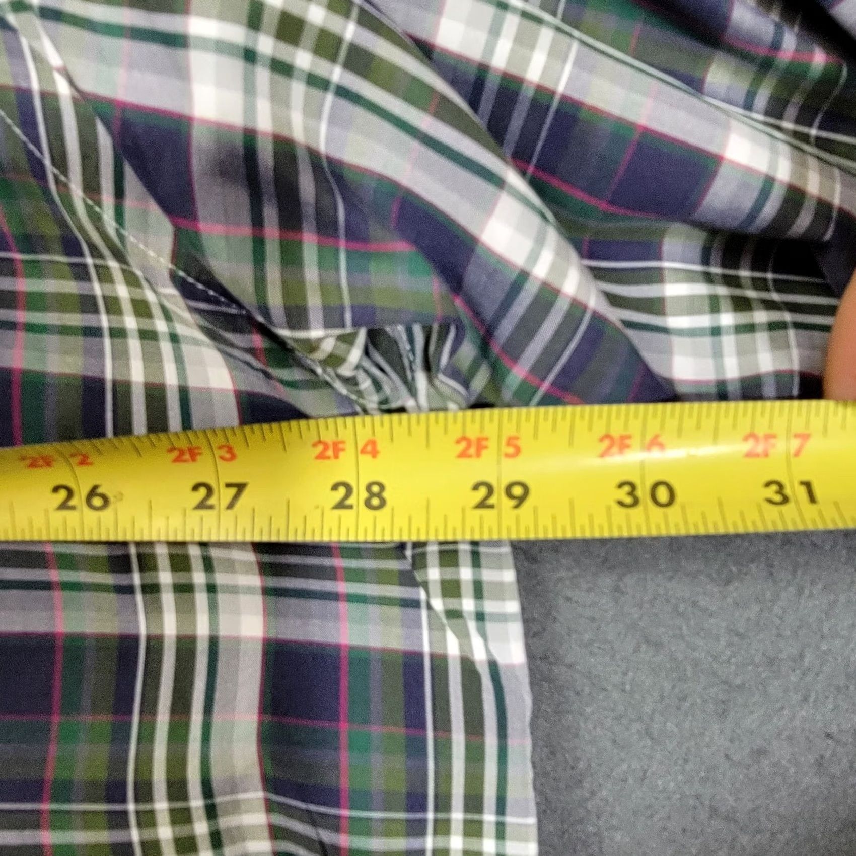 Hamilton Hamilton Button Shirt Mens 3XL Long Sleeve plaid Casual Button-Down Shirt Size US XXL / EU 58 / 5 - 7 Thumbnail