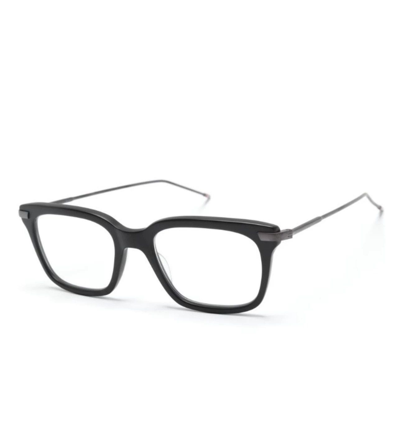 Thom Browne Thom Browne TB-701 Black Frame Silver Temples Eyewear Size ONE SIZE - 8 Thumbnail