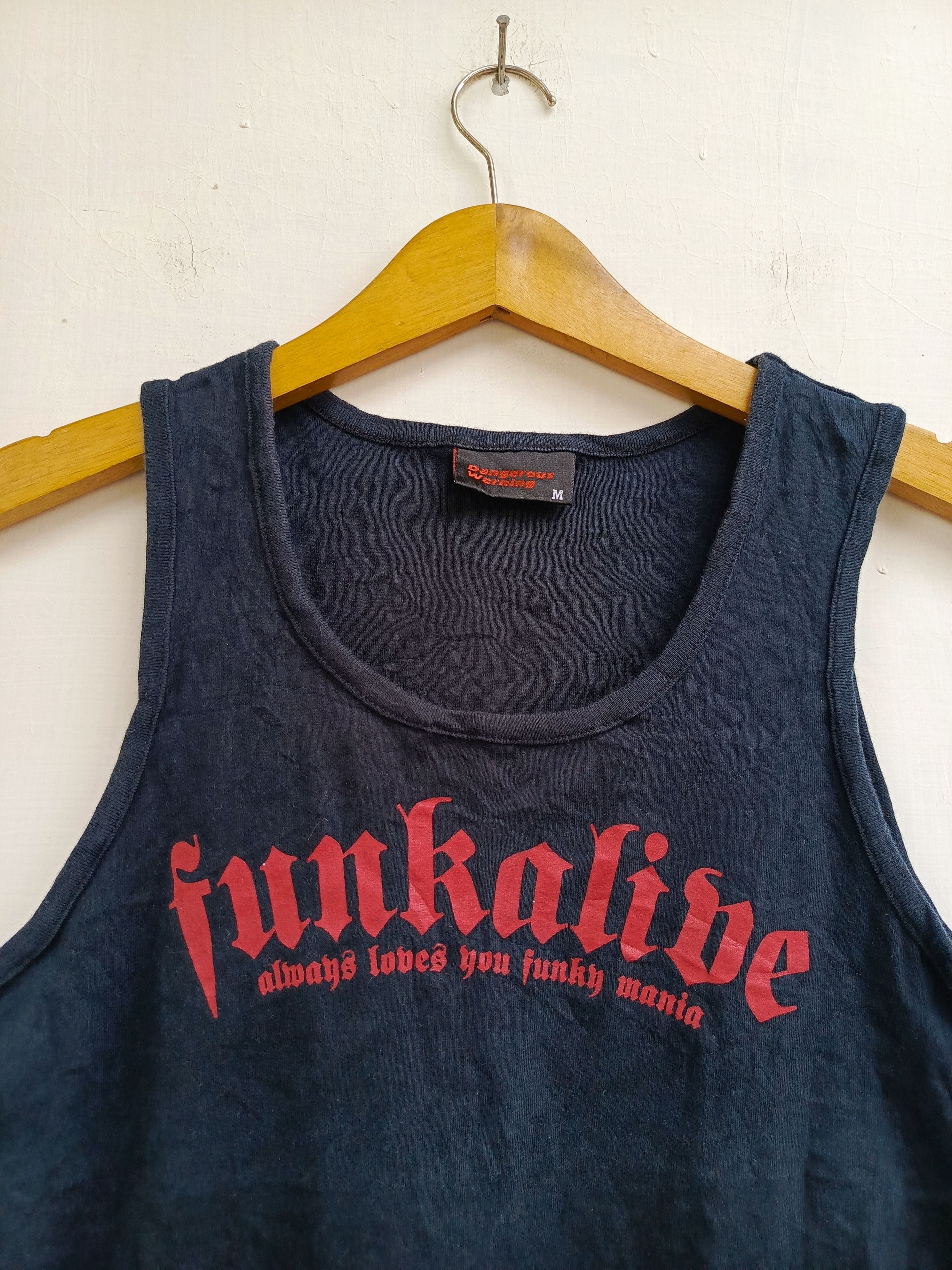 Japanese Brand Dangerous Warning Funkalive Tanktop Y2K Archive Size US M / EU 48-50 / 2 - 2 Thumbnail
