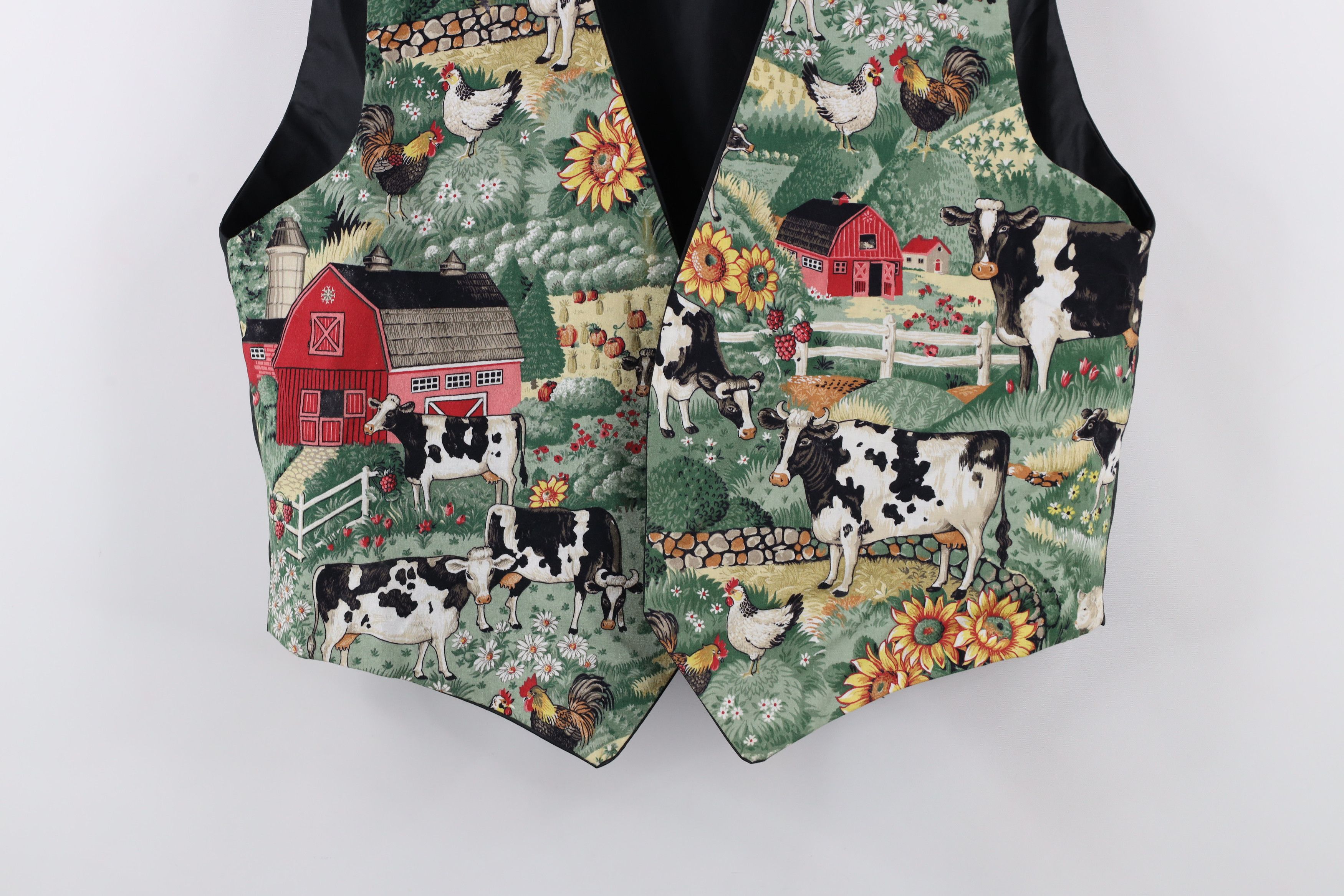 Vintage Vintage 90s Country Primitive Animal All Over Print Vest Size L / US 10 / IT 46 - 3 Thumbnail