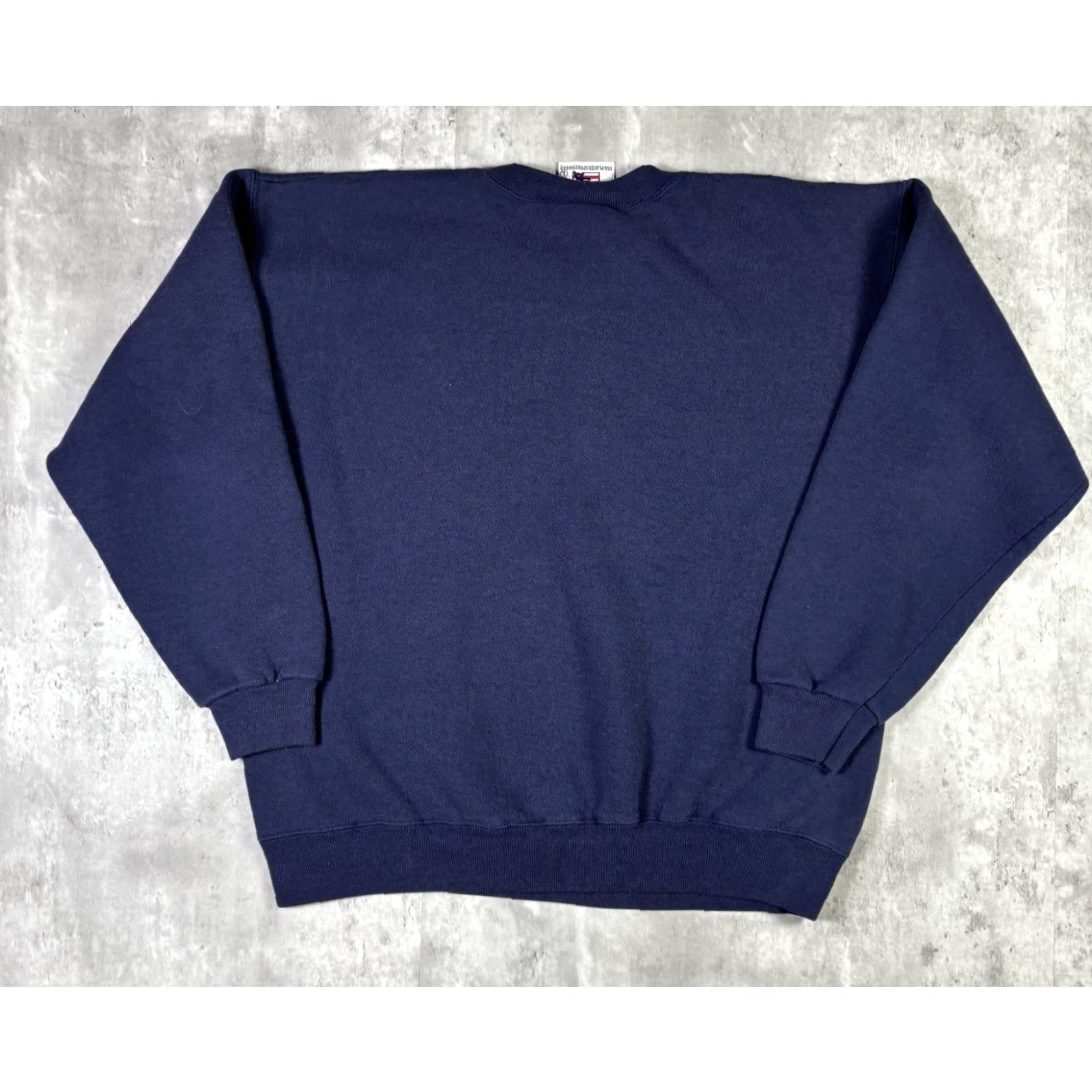 Logo 7 VINTAGE Lasalle University Embroidered Logo Pullover Crewneck Sweatshirt L Blue 90s Mens Sweatshirt Size US L / EU 52-54 / 3 - 2 Thumbnail