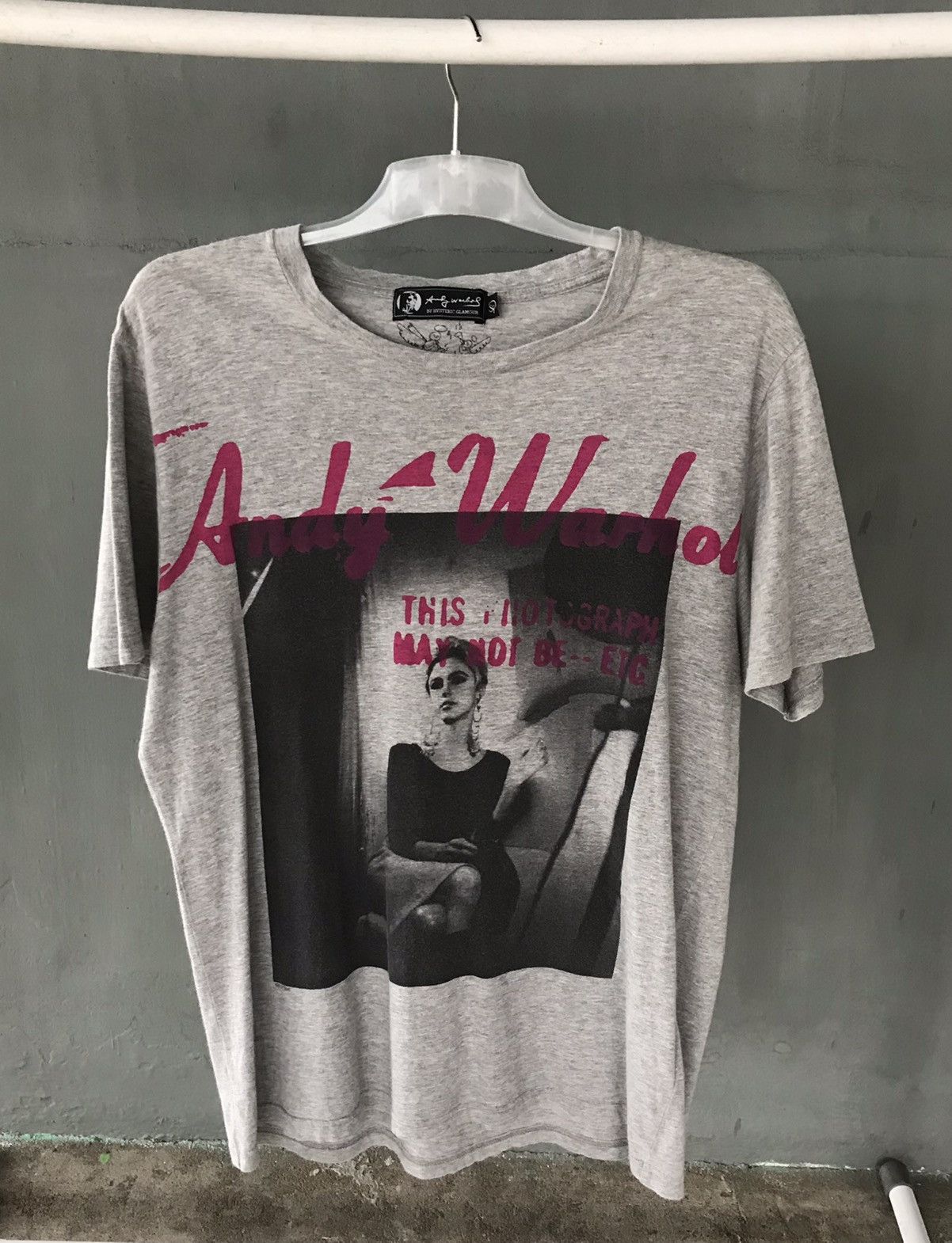 image of Andy Warhol By Hysteric Glamour in Grey, Men's (Size Large)