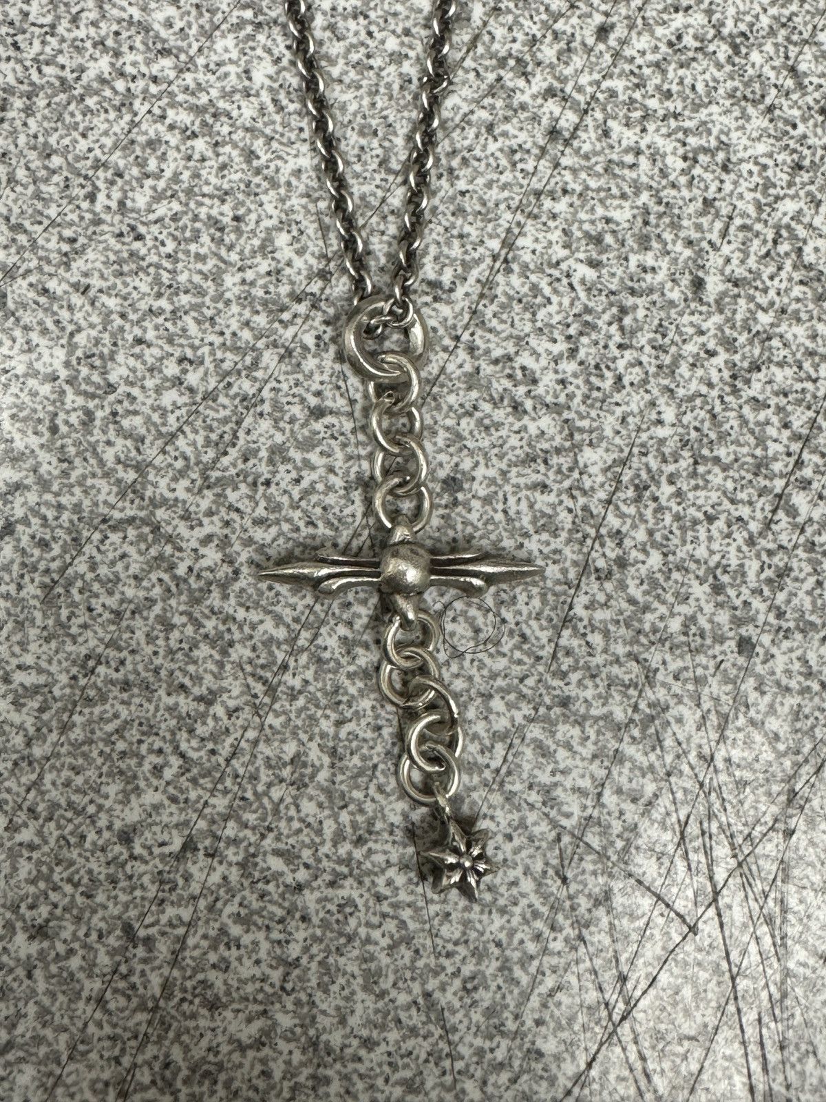Chrome Hearts Rollie cross chain | Grailed