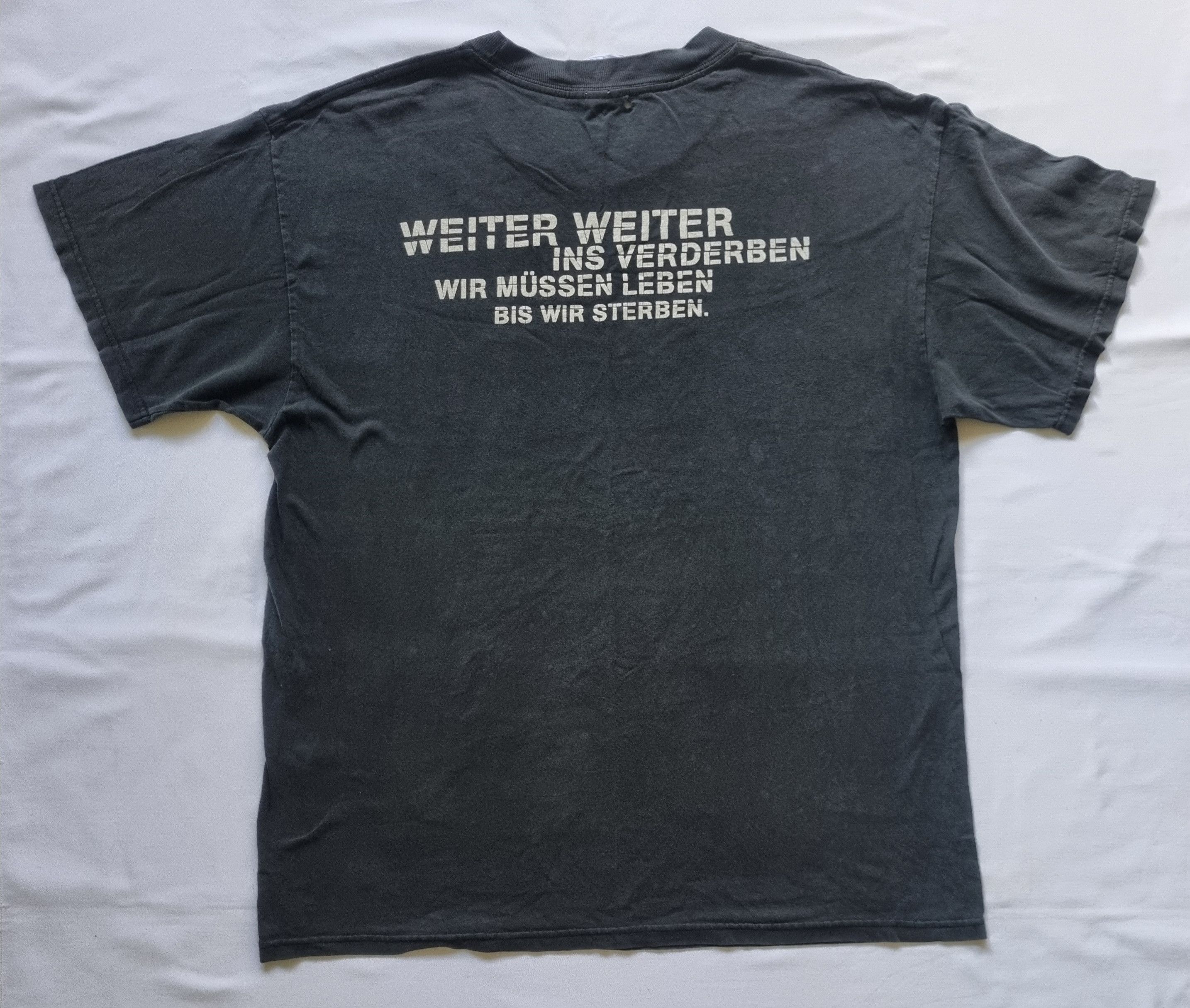 Band Tees × Vintage Rammstein Band Tee T shirt Big Logo Rick Tee Metal Size US L / EU 52-54 / 3 - 14 Thumbnail