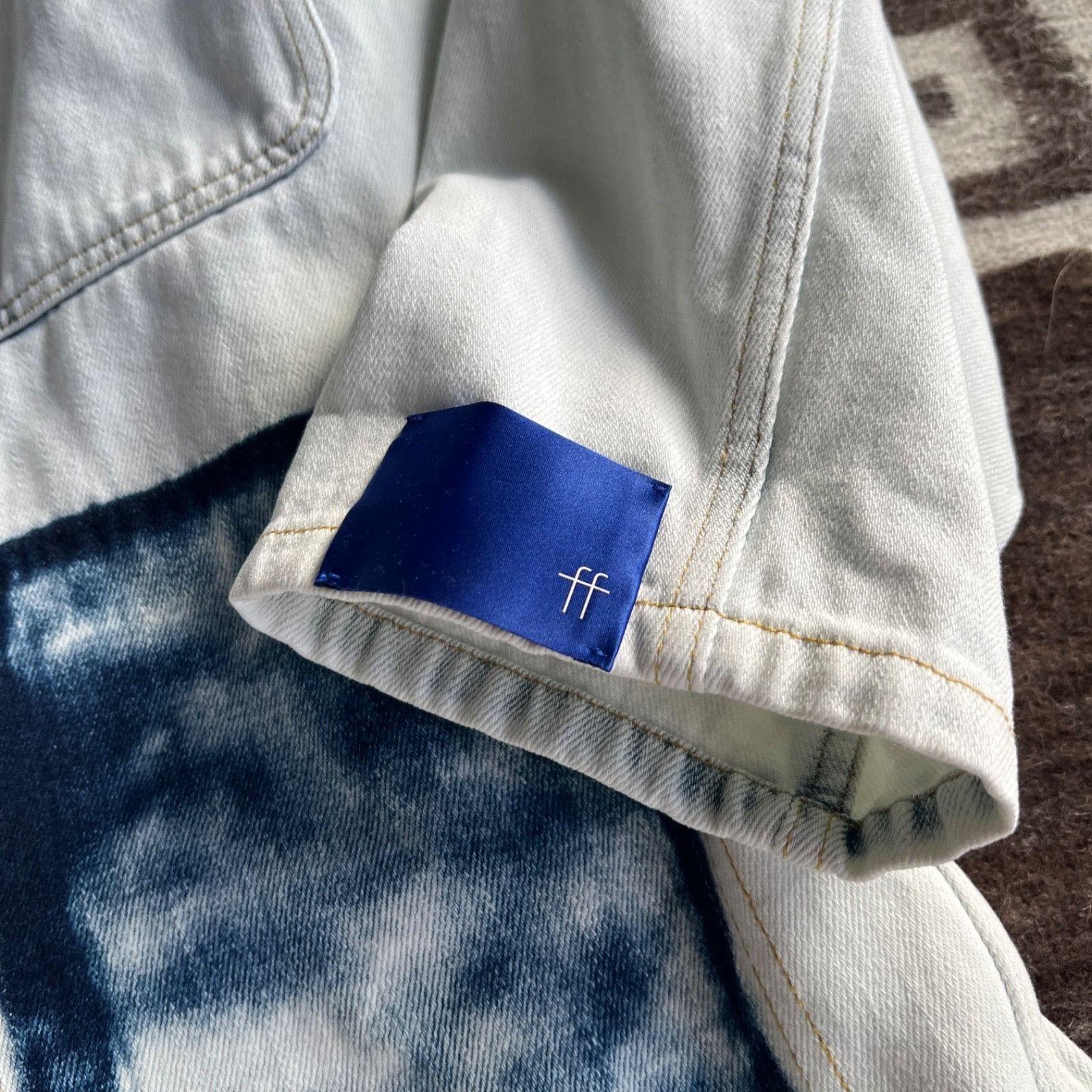 forte_forte Forte Forte Denim Set Jacket Wide Leg Pants Indigo Patch Wom Size L / US 10 / IT 46 - 5 Thumbnail