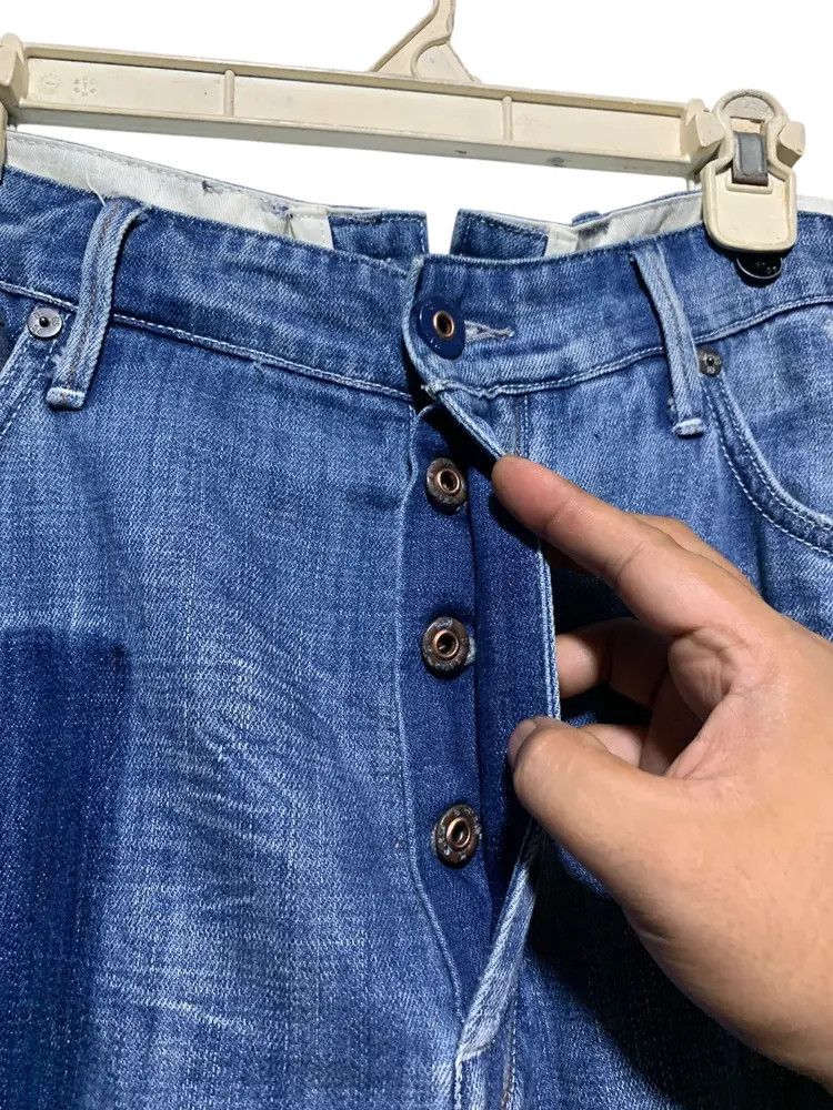 G-Star G Star Raw Denim J cut suspender patch sashiko stitch jeans Size US 34 / EU 50 - 6 Thumbnail