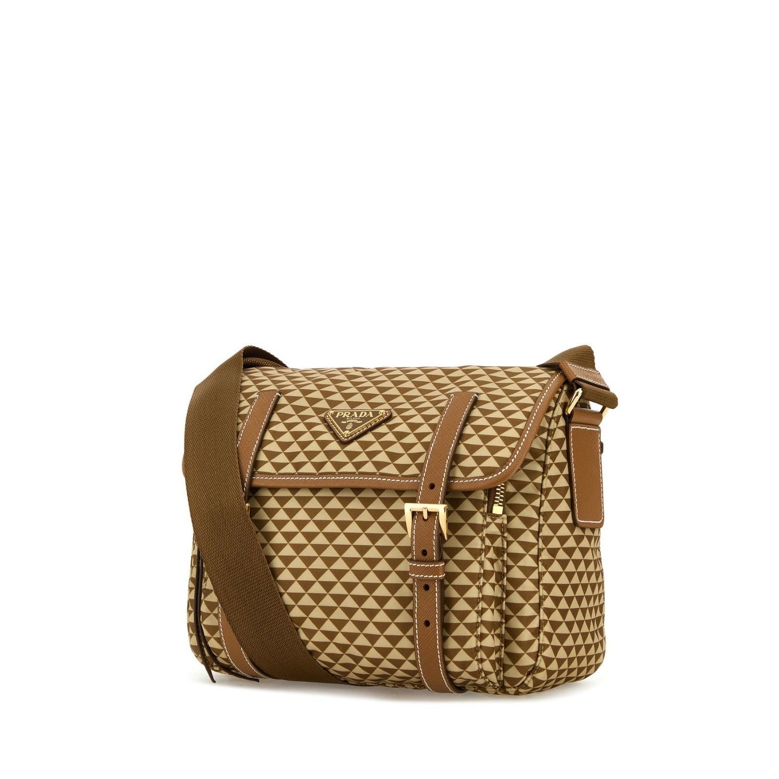 Prada PRADA Brown Re-Nylon Crossbody Bag New Size ONE SIZE - 2 Thumbnail
