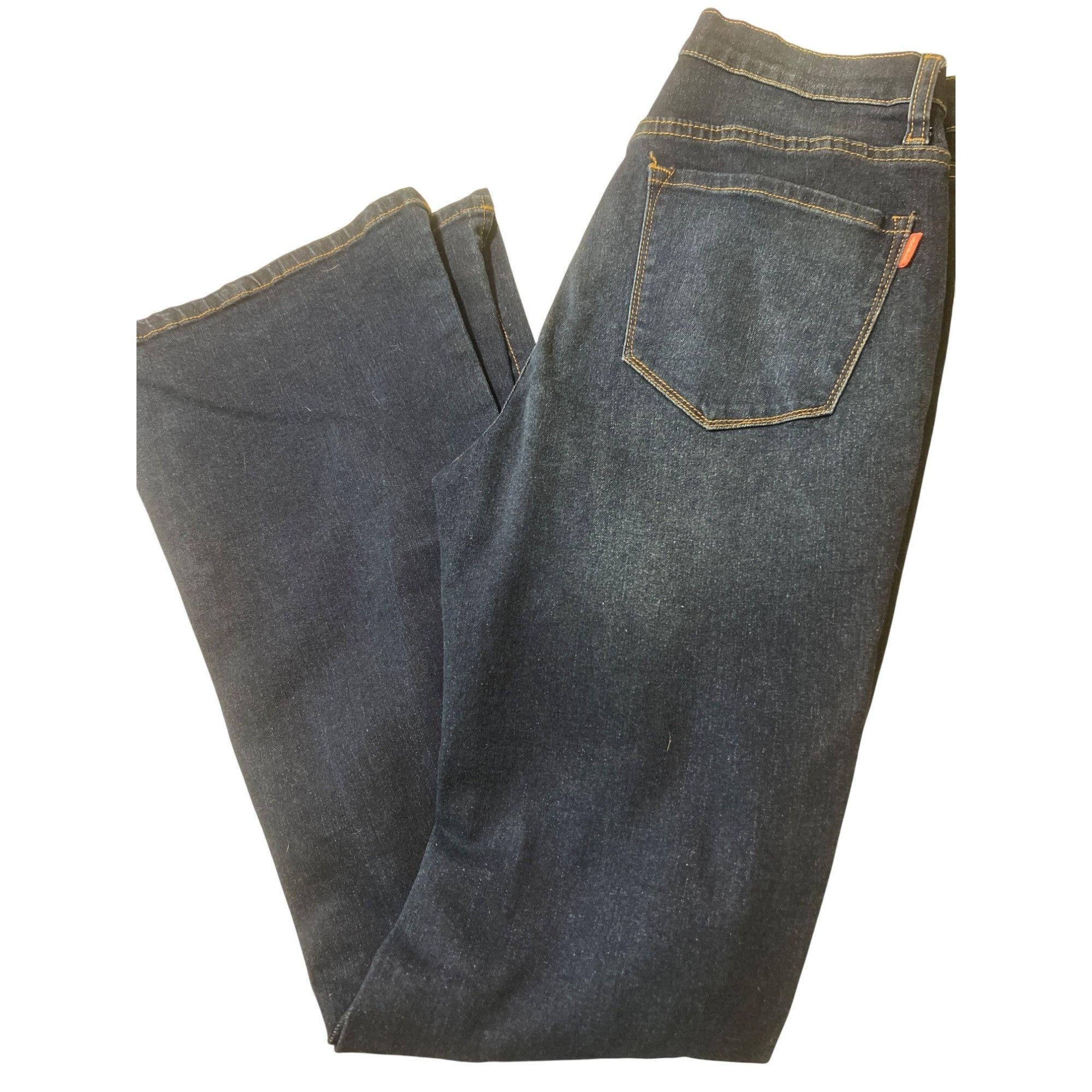 VIBE Vibe & Rant Distressed Flare Wide Leg Jeans Blue Denim Slits Size 26" / US 2 / IT 38 - 5 Thumbnail