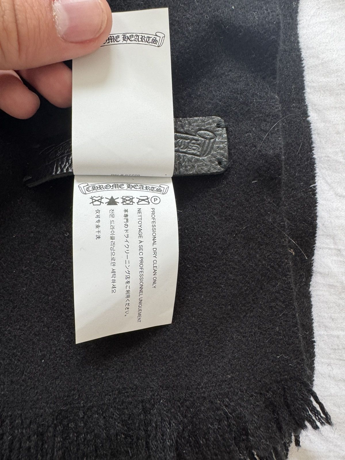 Chrome Hearts Chrome Hearts 100% Cashmere throw Size ONE SIZE - 4 Thumbnail