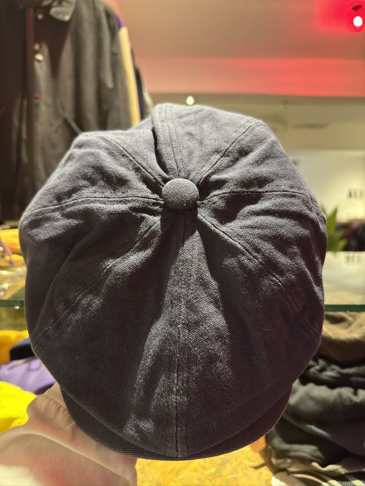 Japanese Brand Working Class Hero Denim flat hat Size ONE SIZE - 3 Thumbnail