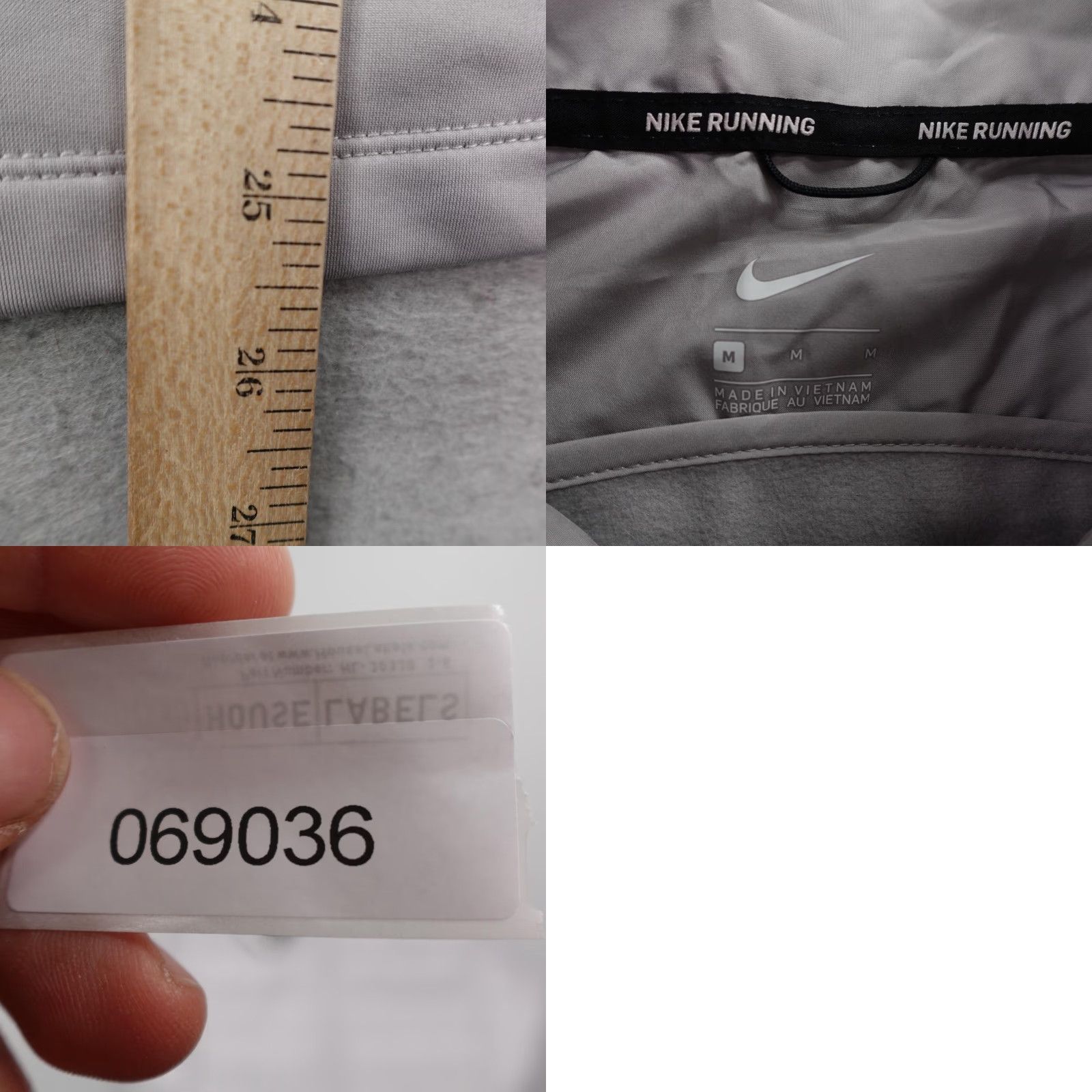 Nike Nike Vest Womens Medium Gray Thermore Puffer Quilted Running Insulated Zip NEW Size M / US 6-8 / IT 42-44 - 8 Thumbnail