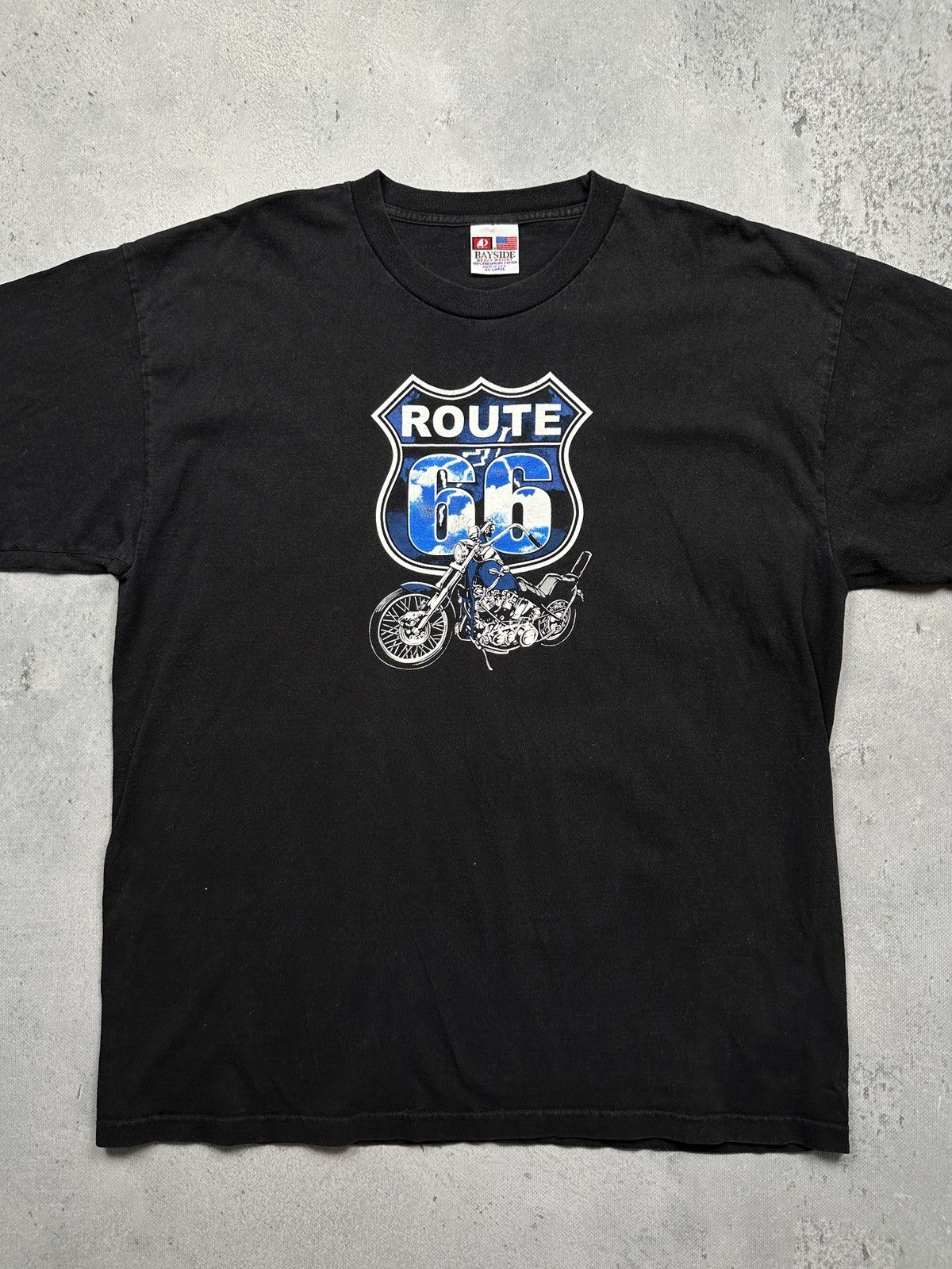 Other Vintage Y2K Route 66 Moto Bike Tee Rare Print Made in USA Size US XL / EU 56 / 4 - 5 Thumbnail
