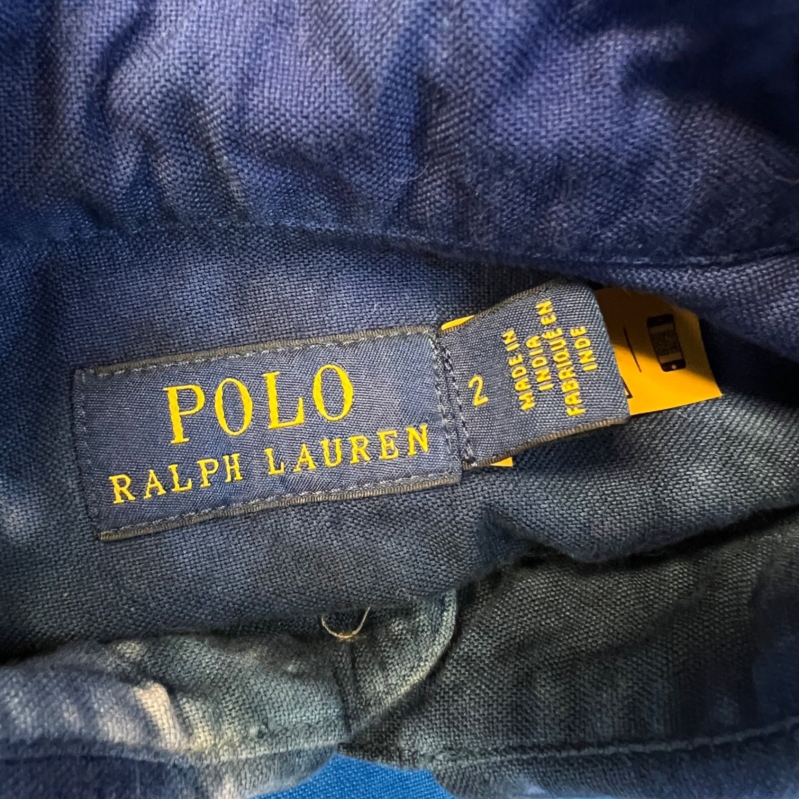 Polo Ralph Lauren Polo Ralph Lauren 2 women’s blue tie dye shirt long sleeve Size XS / US 0-2 / IT 36-38 - 9 Thumbnail