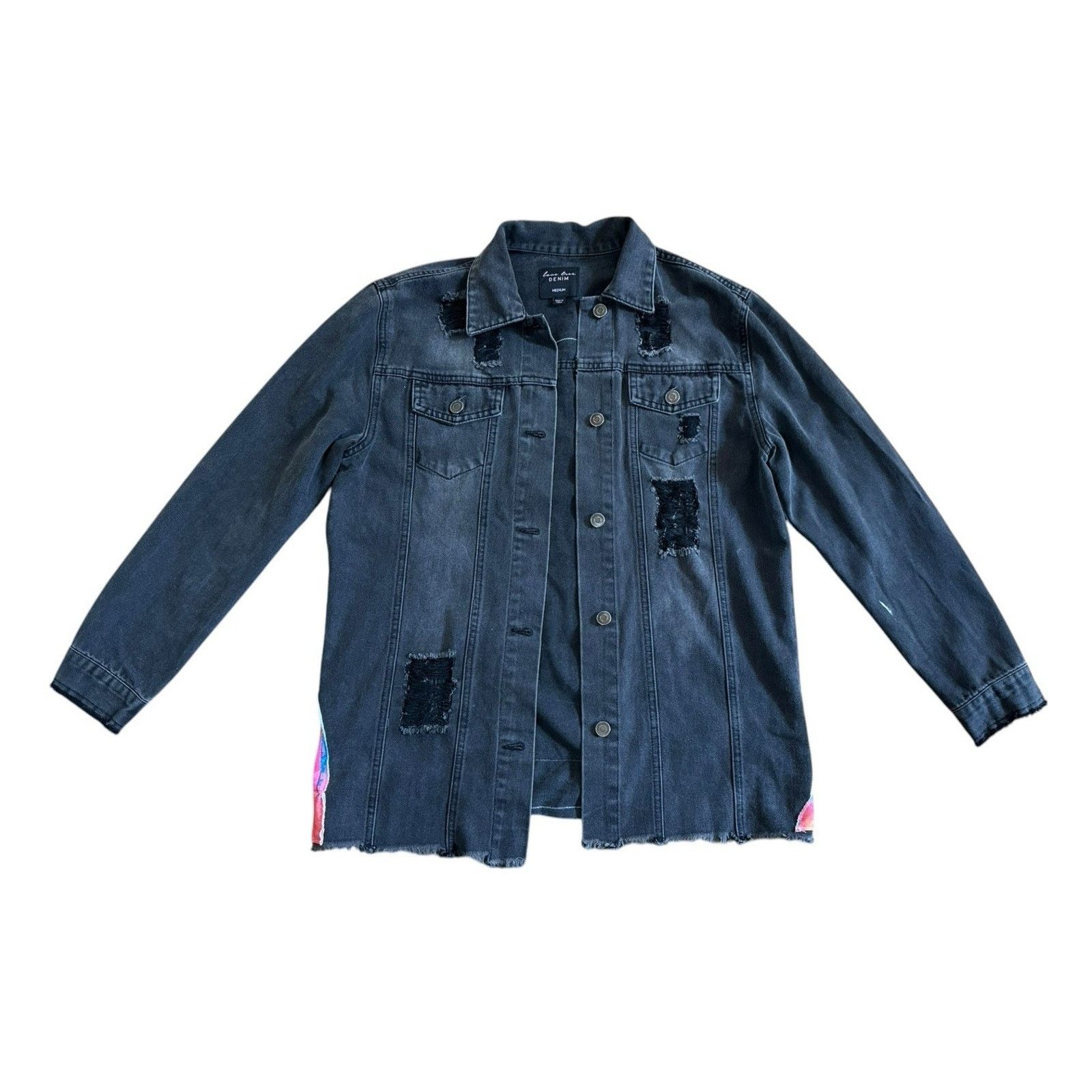 Other MILEY CYRUS Bangerz Upcycled Retro Distressed Denim Jacket M Size M / US 6-8 / IT 42-44 - 5 Thumbnail