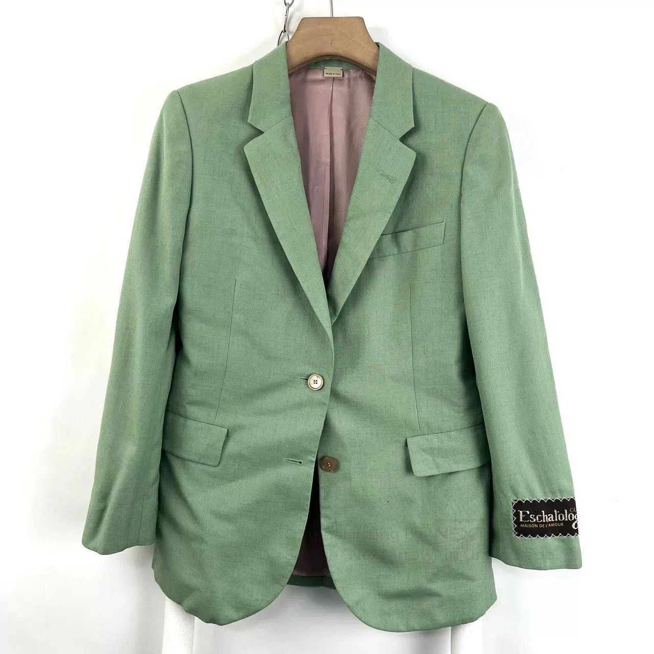 Gucci Gucci Pink Gold Logo Embroidered Blazer. Size XS / US 0-2 / IT 36-38 - 1 Thumbnail