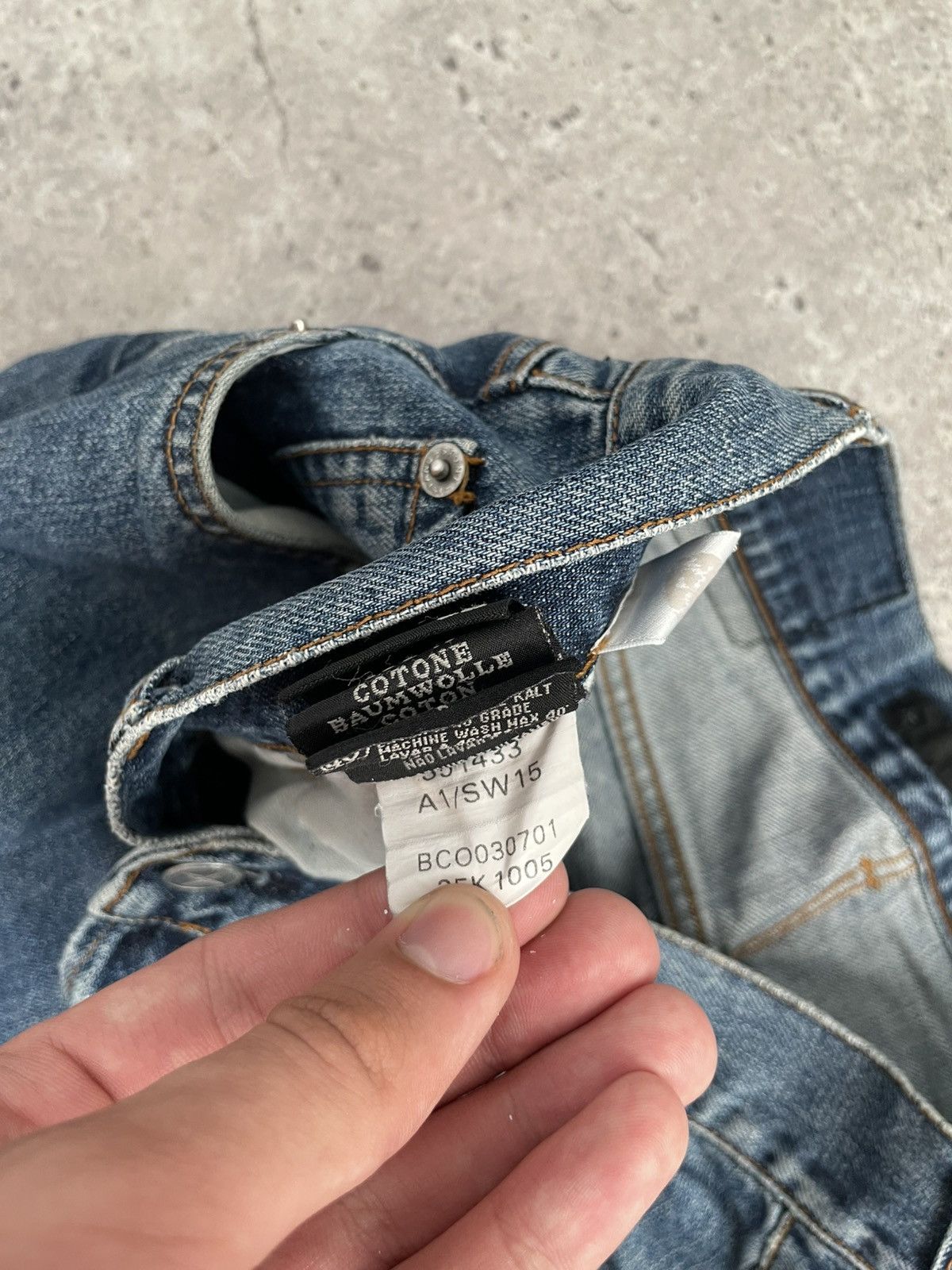 Stone Island Vintage Stone Island Denim Jeans Logo 90s Men Size 32 Size US 32 / EU 48 - 16 Thumbnail