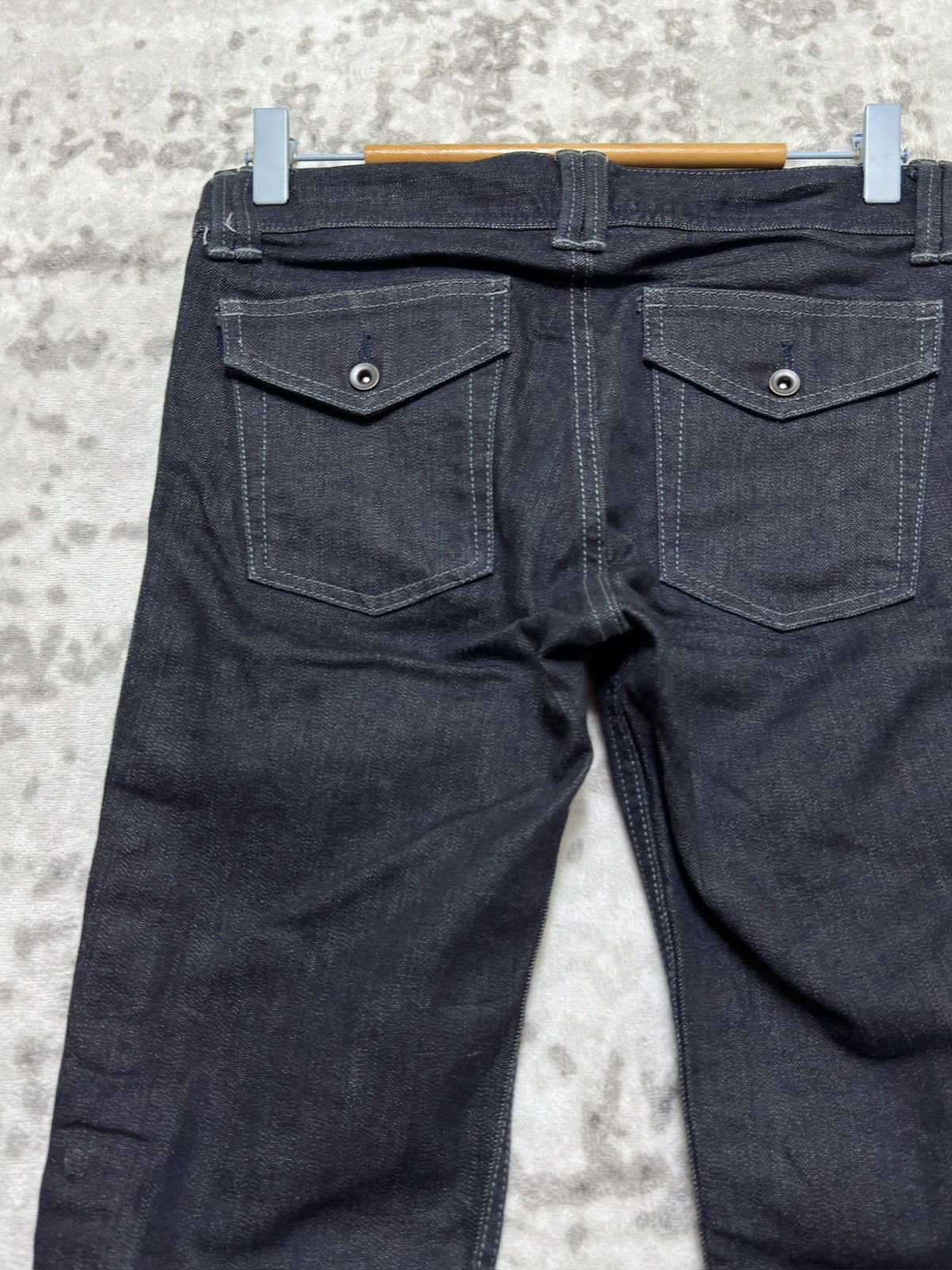 Vintage Vintage Charles Jourdan Side Button Skinny Low Rise Denim Size US 28 / EU 44 - 8 Thumbnail