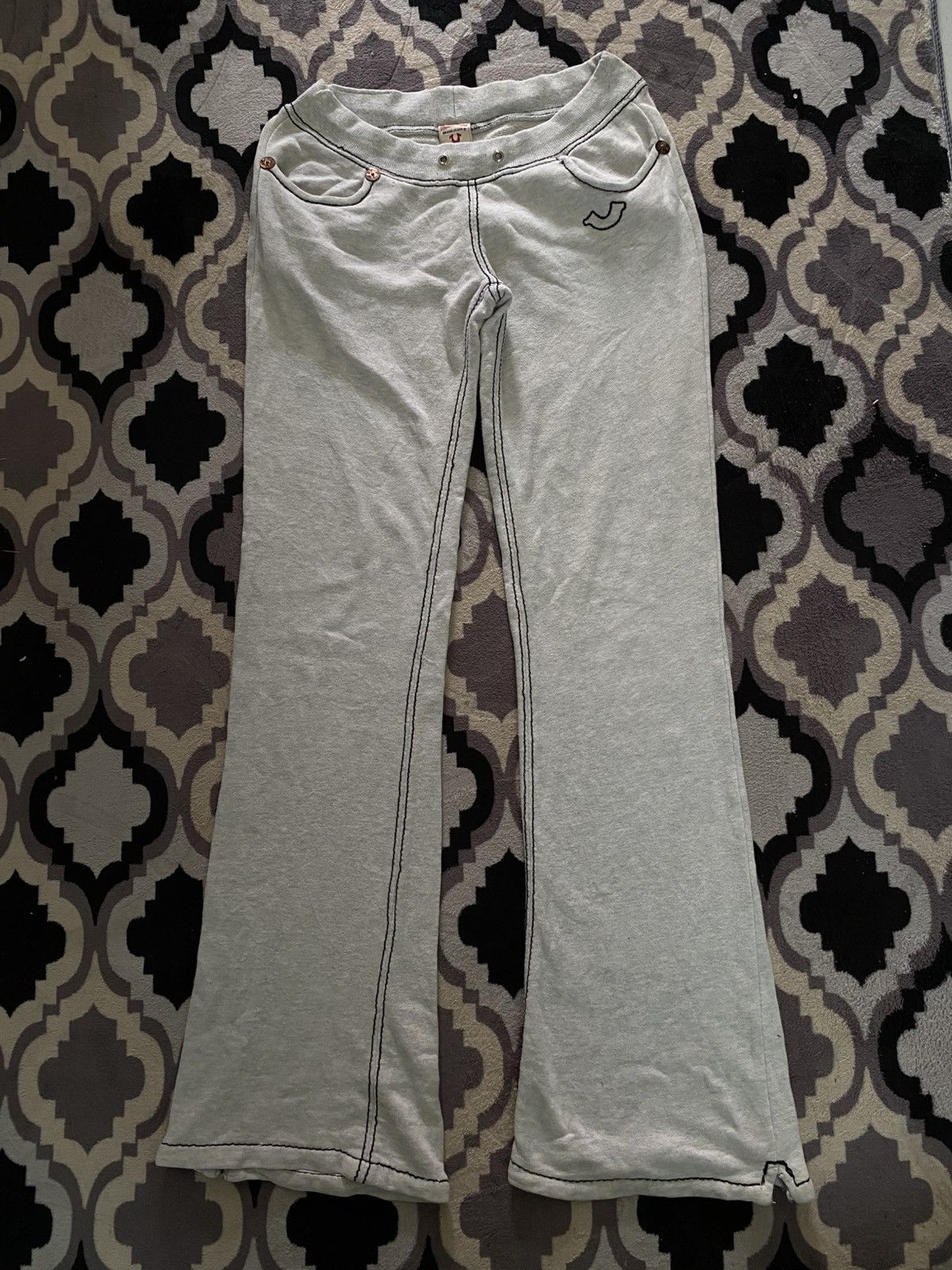 True Religion Vintage true religion crazy flared sweatpants lgb style Size US 28 / EU 44 - 1 Thumbnail