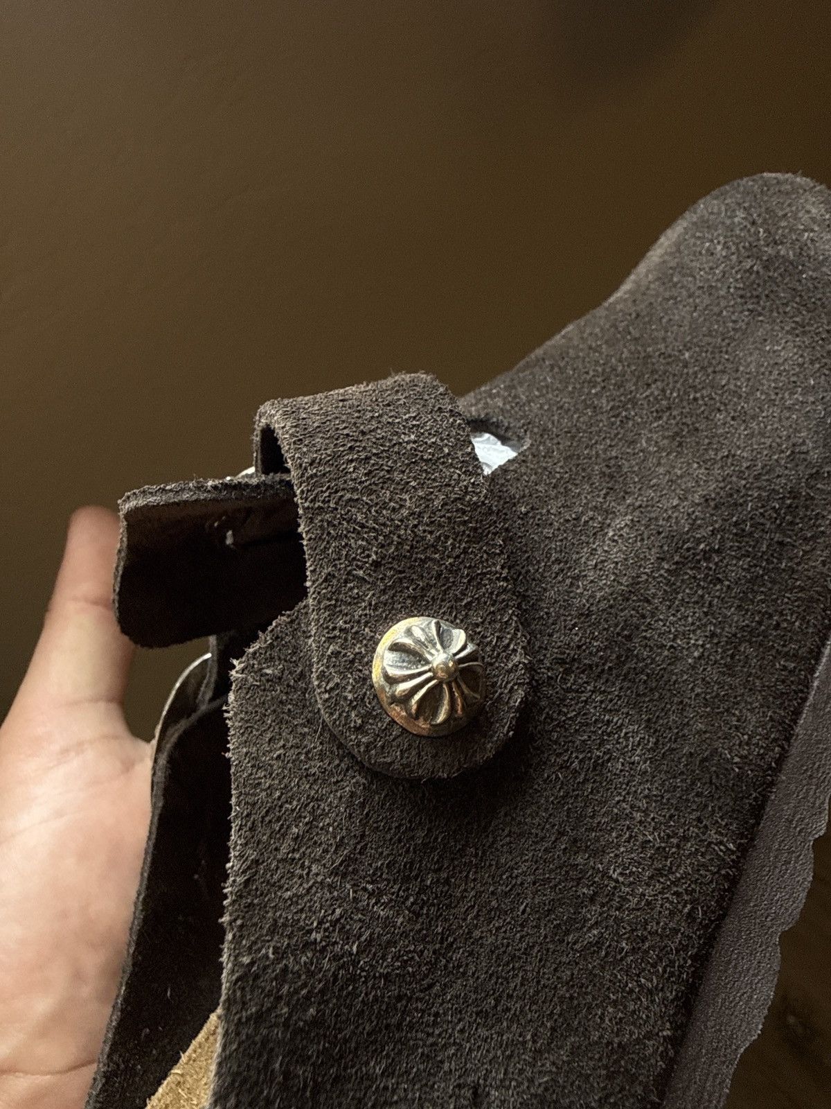 Birkenstock × Chrome Hearts Chrome Hearts x Birkenstock Mocca Brown Dagger Size US 11 / EU 44 - 15 Thumbnail