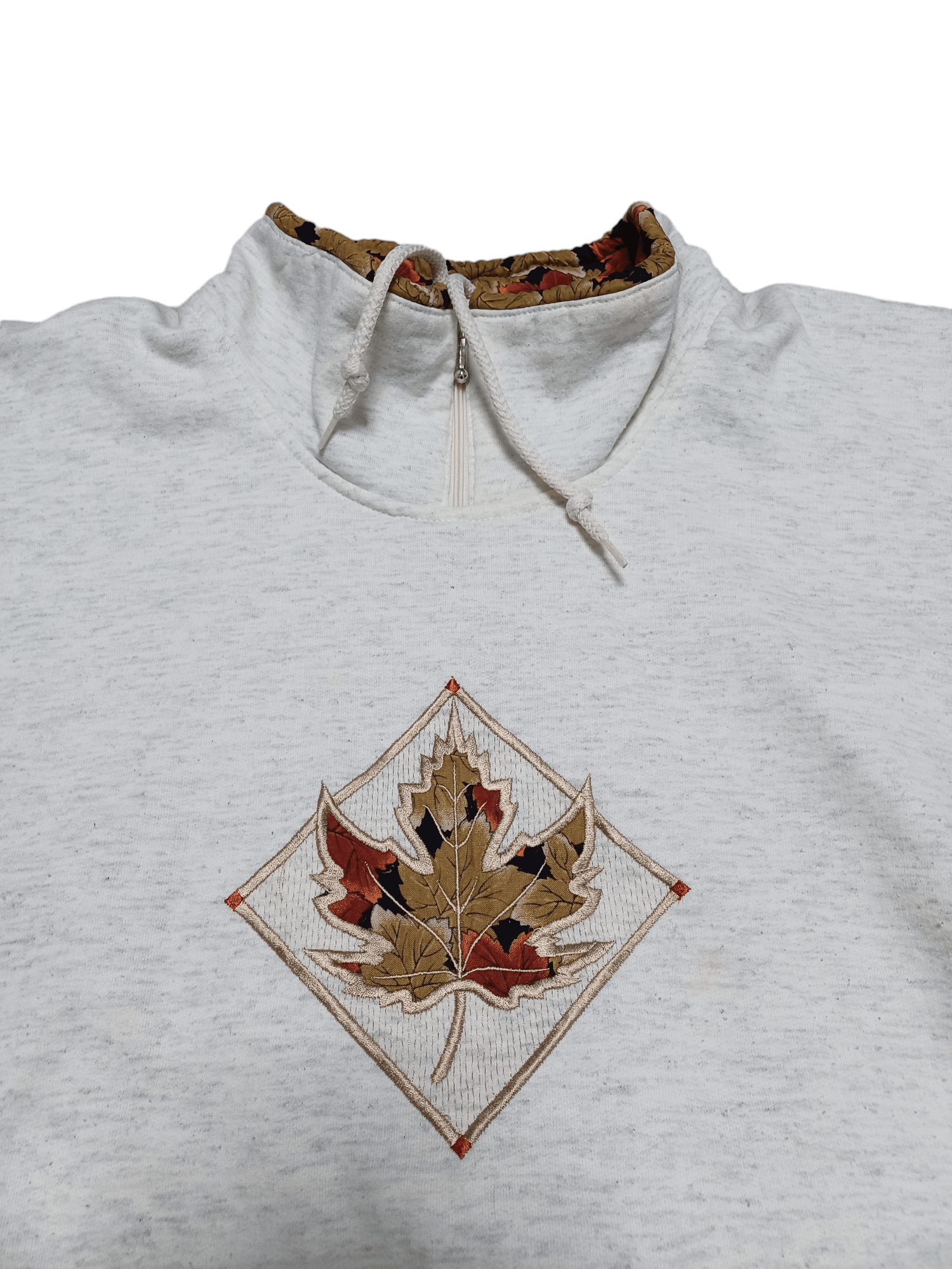 Other VINTAGE 90S MADE IN CANADA OVERSIZE 1/3 ZIP SWEATSHIRT Size US L / EU 52-54 / 3 - 3 Thumbnail