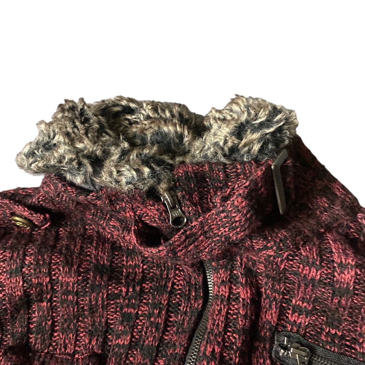 If Six Was Nine × Japanese Brand × Le Grande Bleu (L.G.B.) 2000's Spinash Fur Faux Knitted 3D Multipocket Size US M / EU 48-50 / 2 - 4 Thumbnail