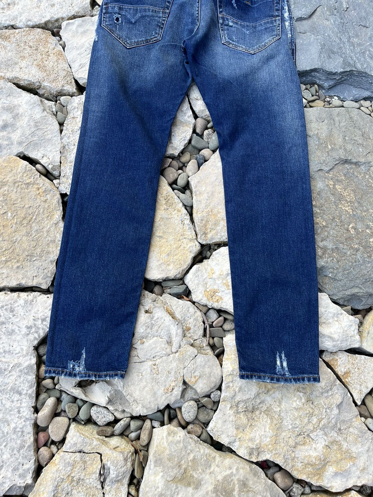 Diesel Diesel thommer distressed ripped jeans slim skinny pants Size US 32 / EU 48 - 16 Thumbnail