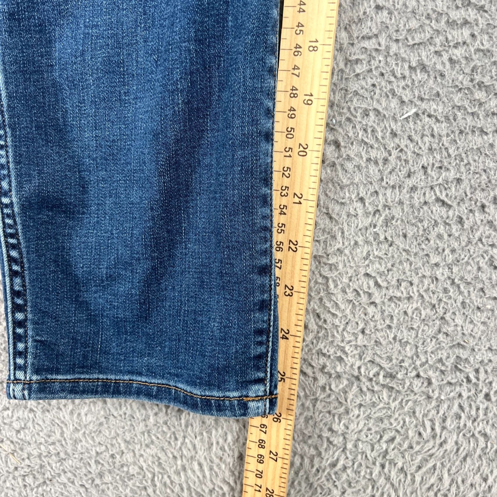 J.Crew J.Crew High Rise Vintage Straight Womens 28 Dark wash Jeans Size 30" / US 8 / IT 44 - 3 Thumbnail
