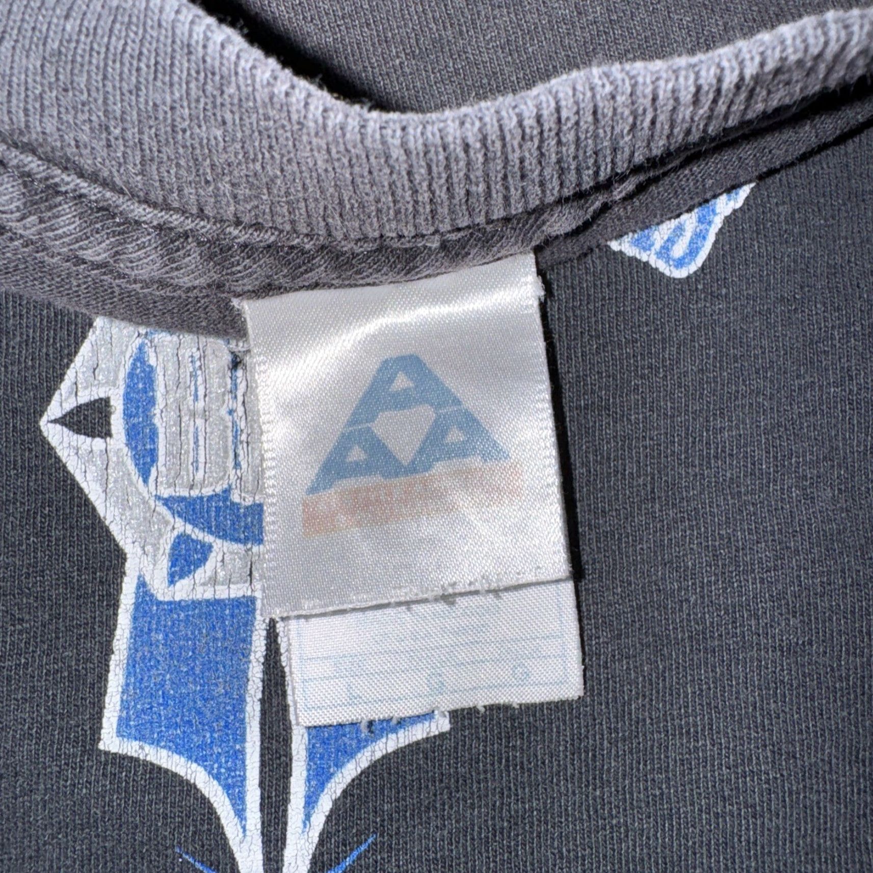 AAA VINTAGE Triple A Motorcycle T-Shirt L Black Men's Shirt 21x27 Large faded Blue Ribbon Customs Size US L / EU 52-54 / 3 - 4 Thumbnail