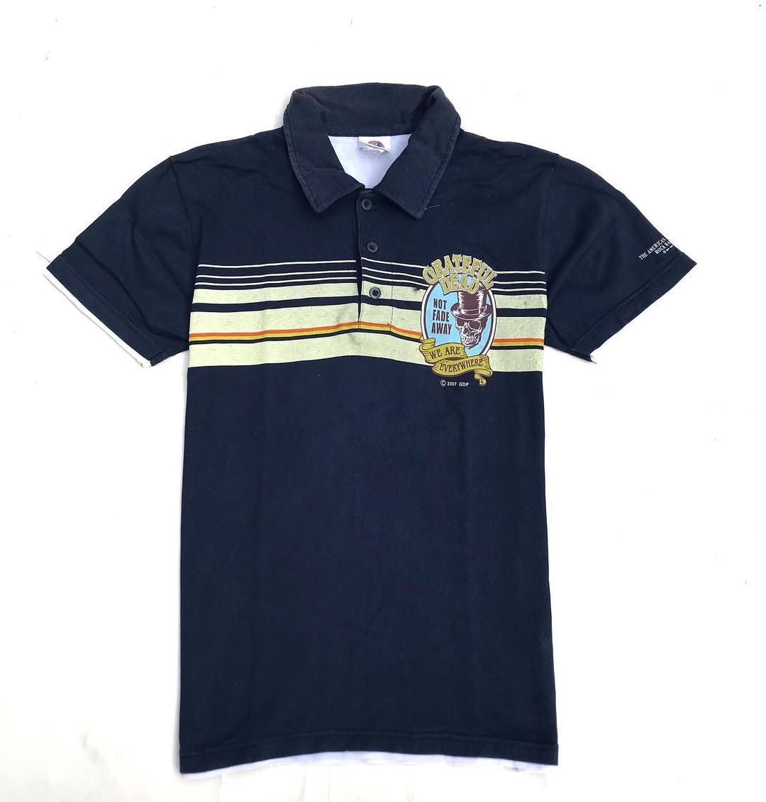 Grateful Dead × Vintage Vintage 2007 Gratefull Dead Polo Shirt Navy Blue Size M sk Size US M / EU 48-50 / 2 - 1 Thumbnail