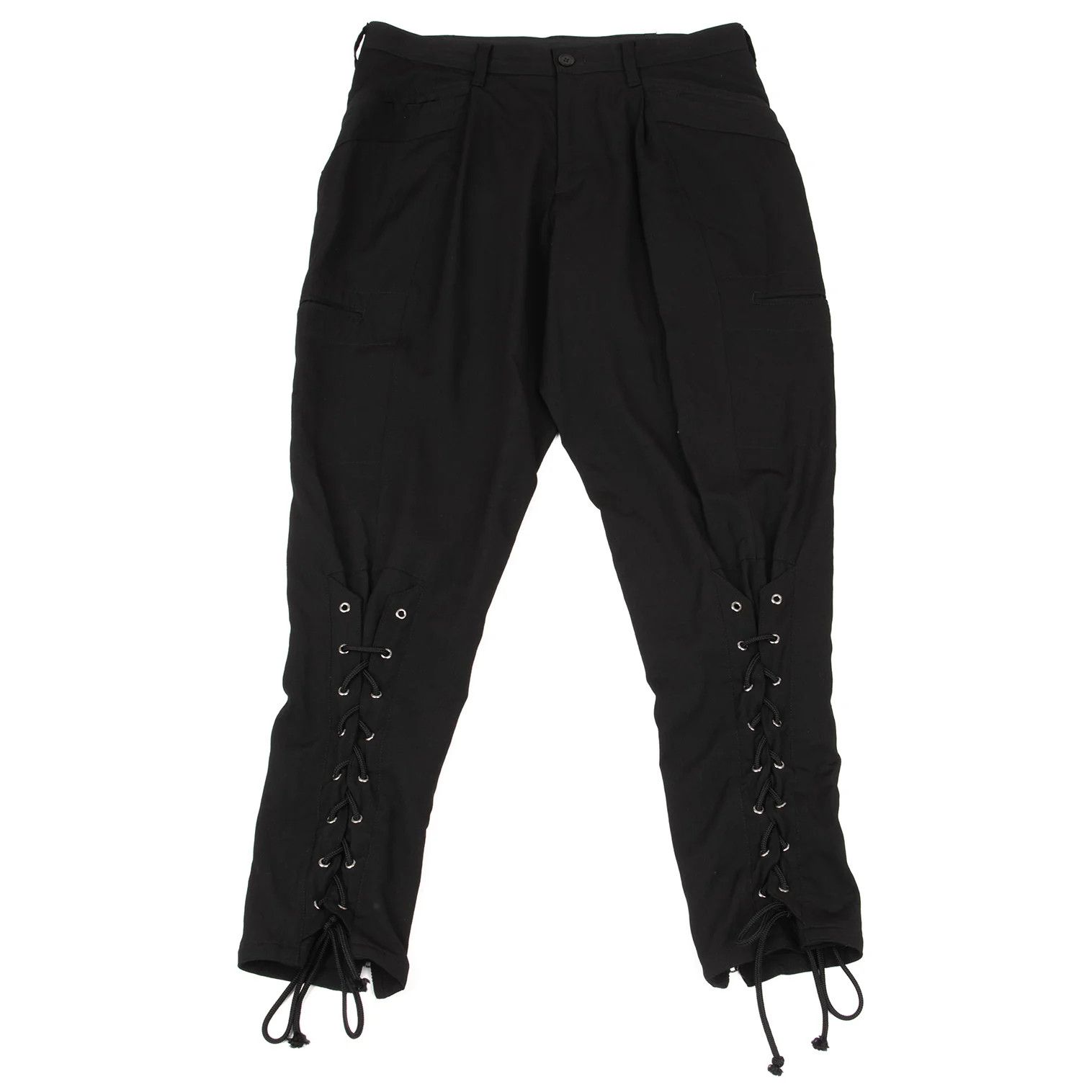 Yohji Yamamoto Yohji Yamamoto Wool Gabardine Jodhpurs Pants Size US 34 / EU 50 - 1 Thumbnail
