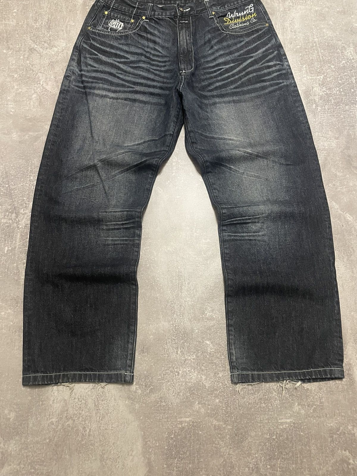 Vintage × Wrung Vintage Wrung Division King Embroidered y2k Buggy Jeans Size US 36 / EU 52 - 15 Thumbnail