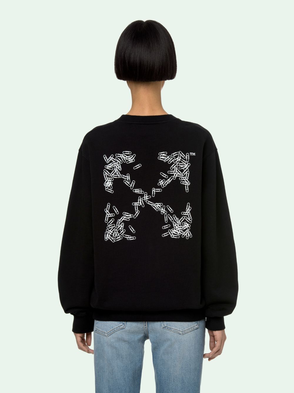 Off-White Off White Paperclip Crewneck Size US M / EU 48-50 / 2 - 11 Thumbnail
