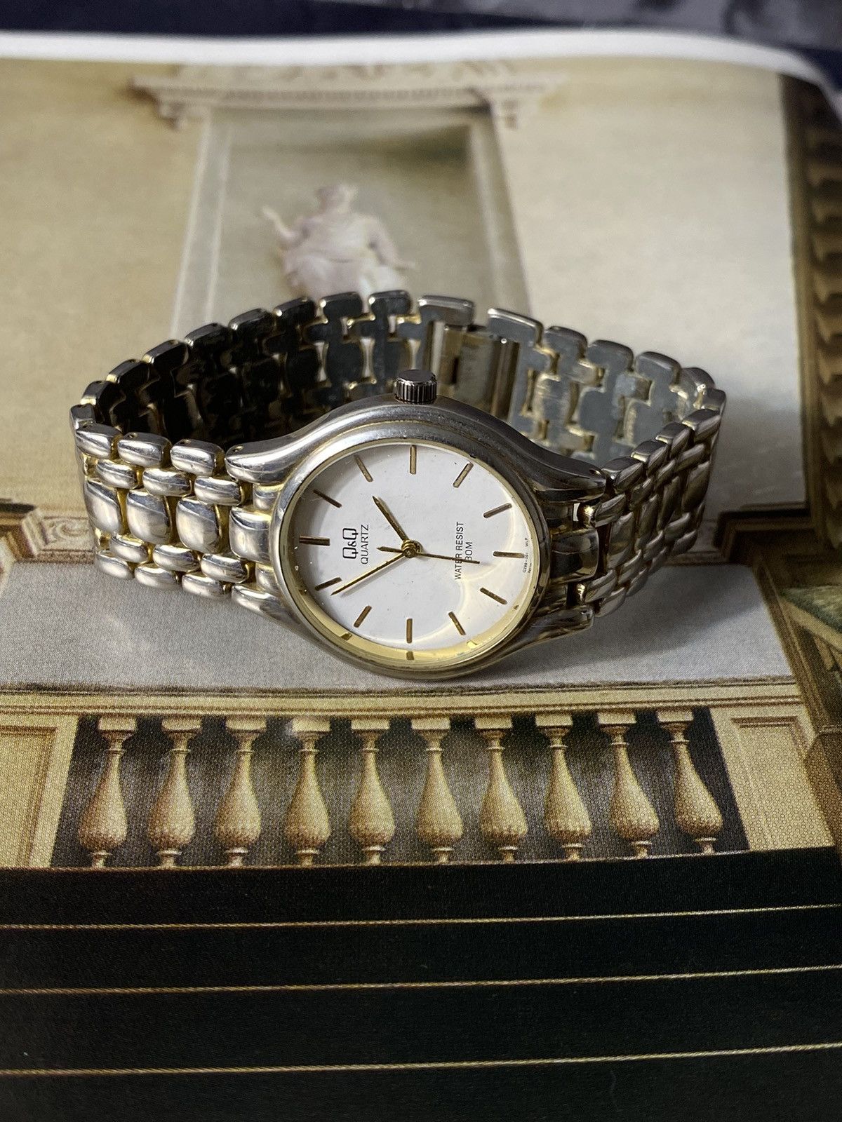 Japanese Brand Vintage Q&Q Quartz Watch Water Resist 30M Size ONE SIZE - 10 Thumbnail