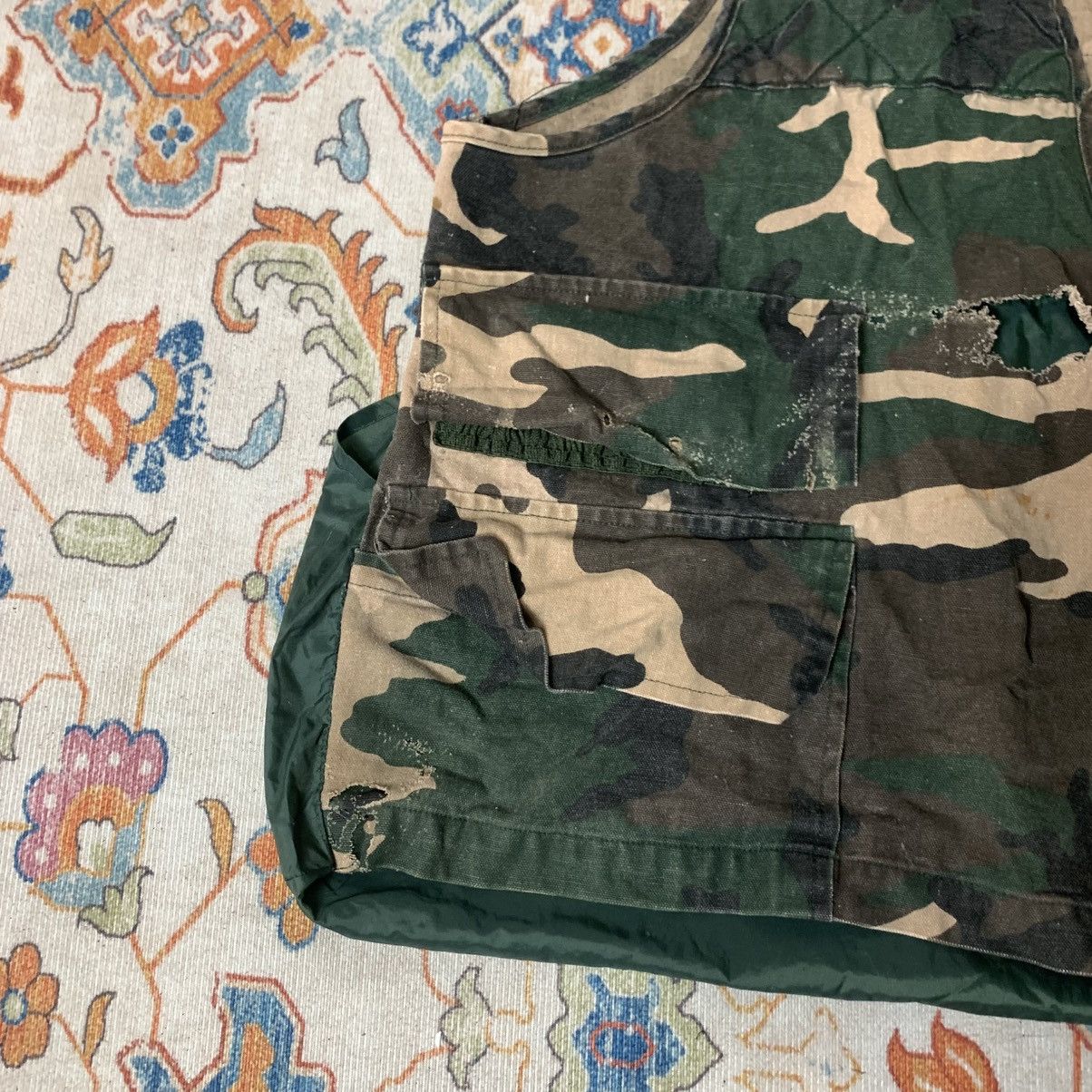 Vintage 90s Vintage Sports Afield Camo Hunting Vest Size US XL / EU 56 / 4 - 3 Thumbnail