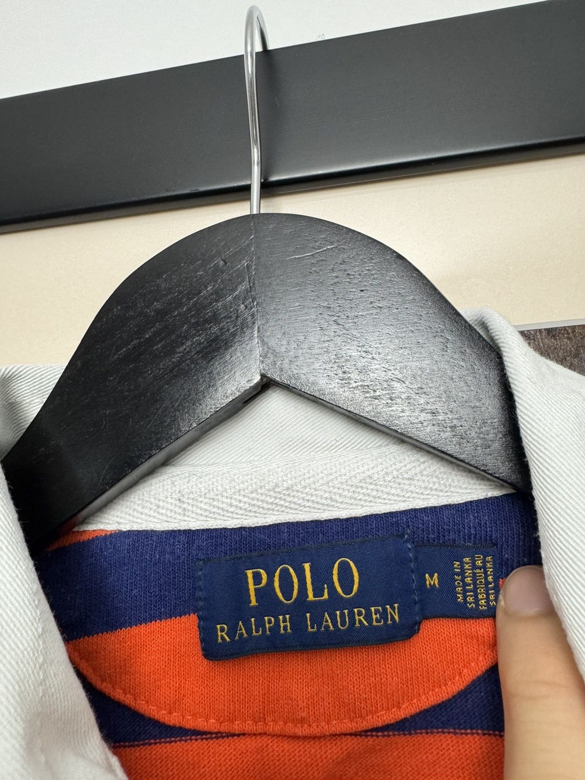 Polo Ralph Lauren Vintage Rugby Longsleeve Striped Hype Rare