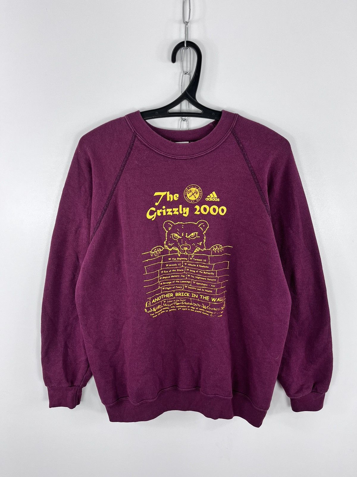 Adidas × Vintage Vintage Adidas 2000s Grizzly Sweatshirt Crew Neck Size M Size US M / EU 48-50 / 2 - 1 Thumbnail